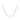 Collier en zircon multicolore finition rhodium - Thoy