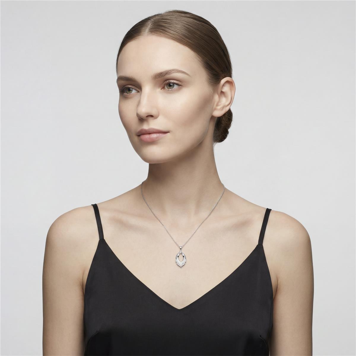 Liwen silver-finished collar - Liwen