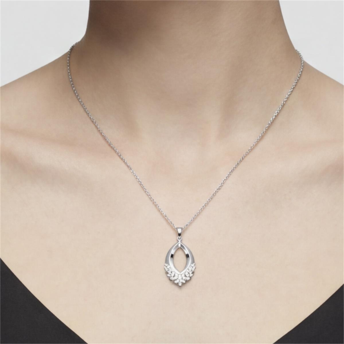 Liwen silver-finished collar - Liwen