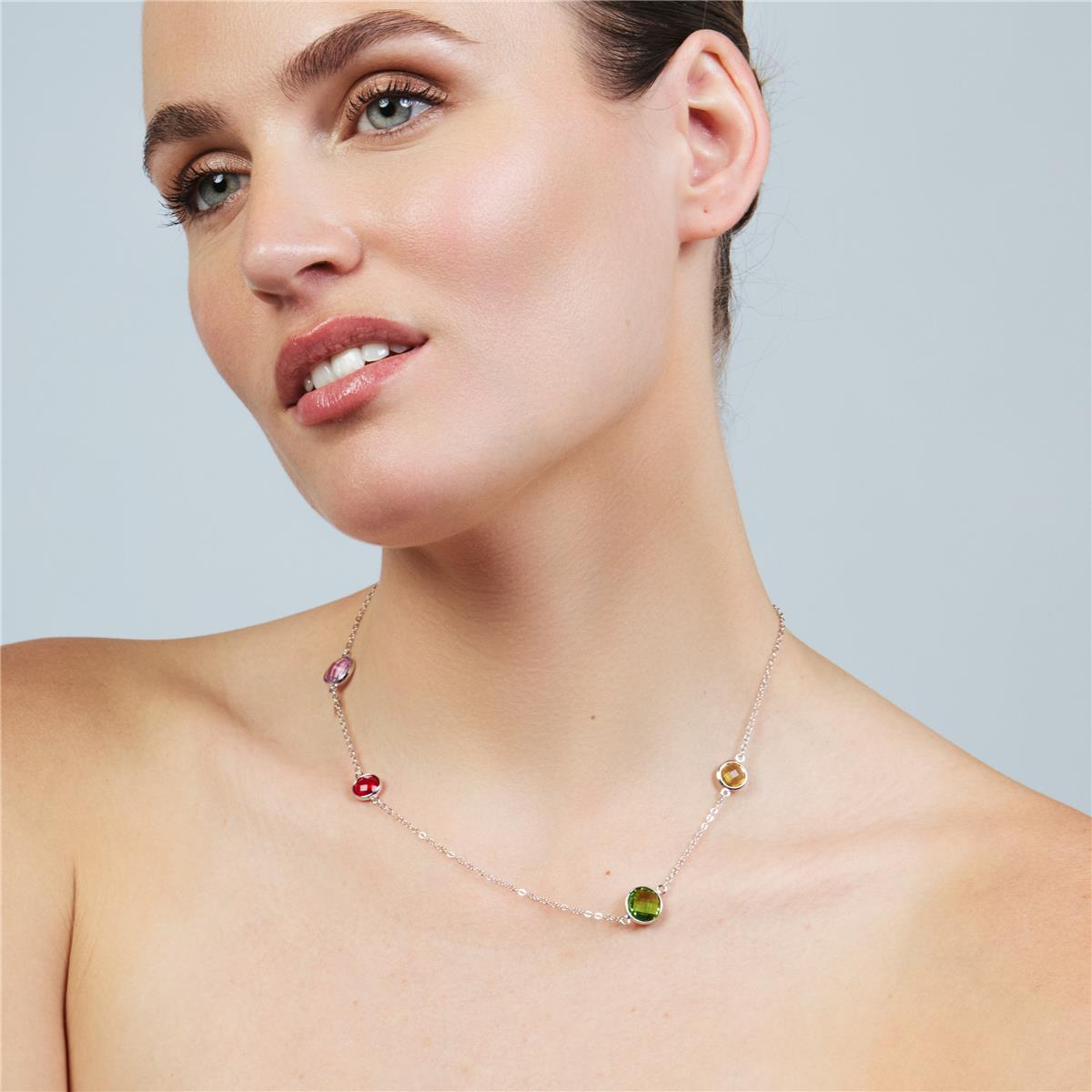 Dowka silver finish collar - Dowka