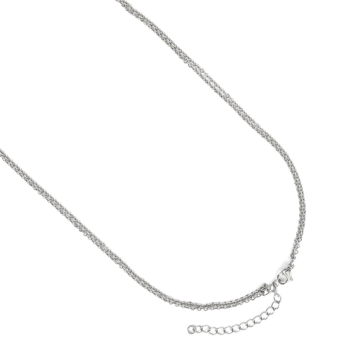 Frikca silver-finish necklace - Frikca GRAY