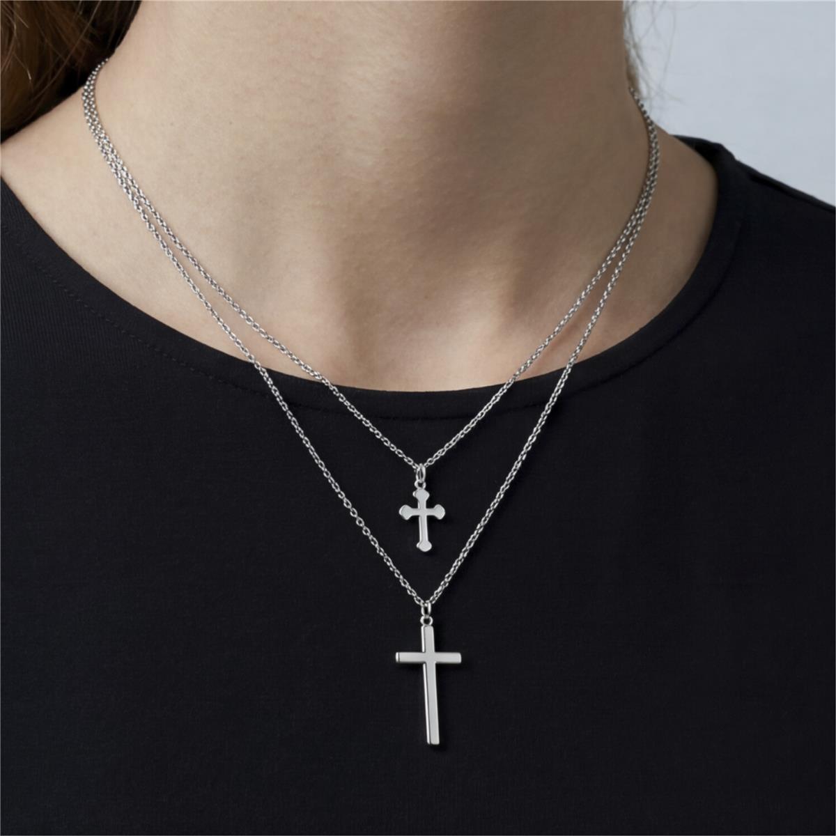 Frikca silver-finish necklace - Frikca GRAY
