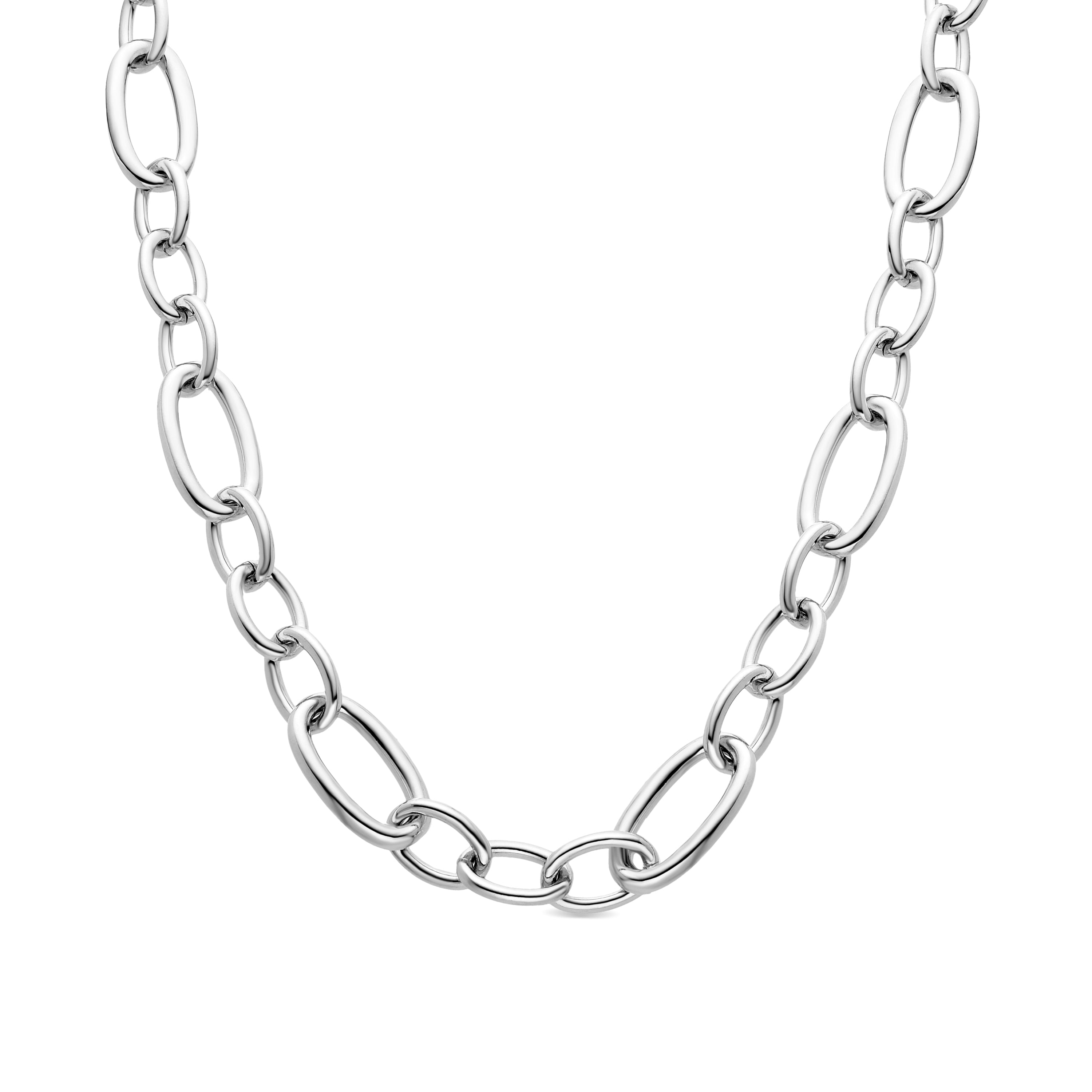 Collana finita in rodio - Oplie