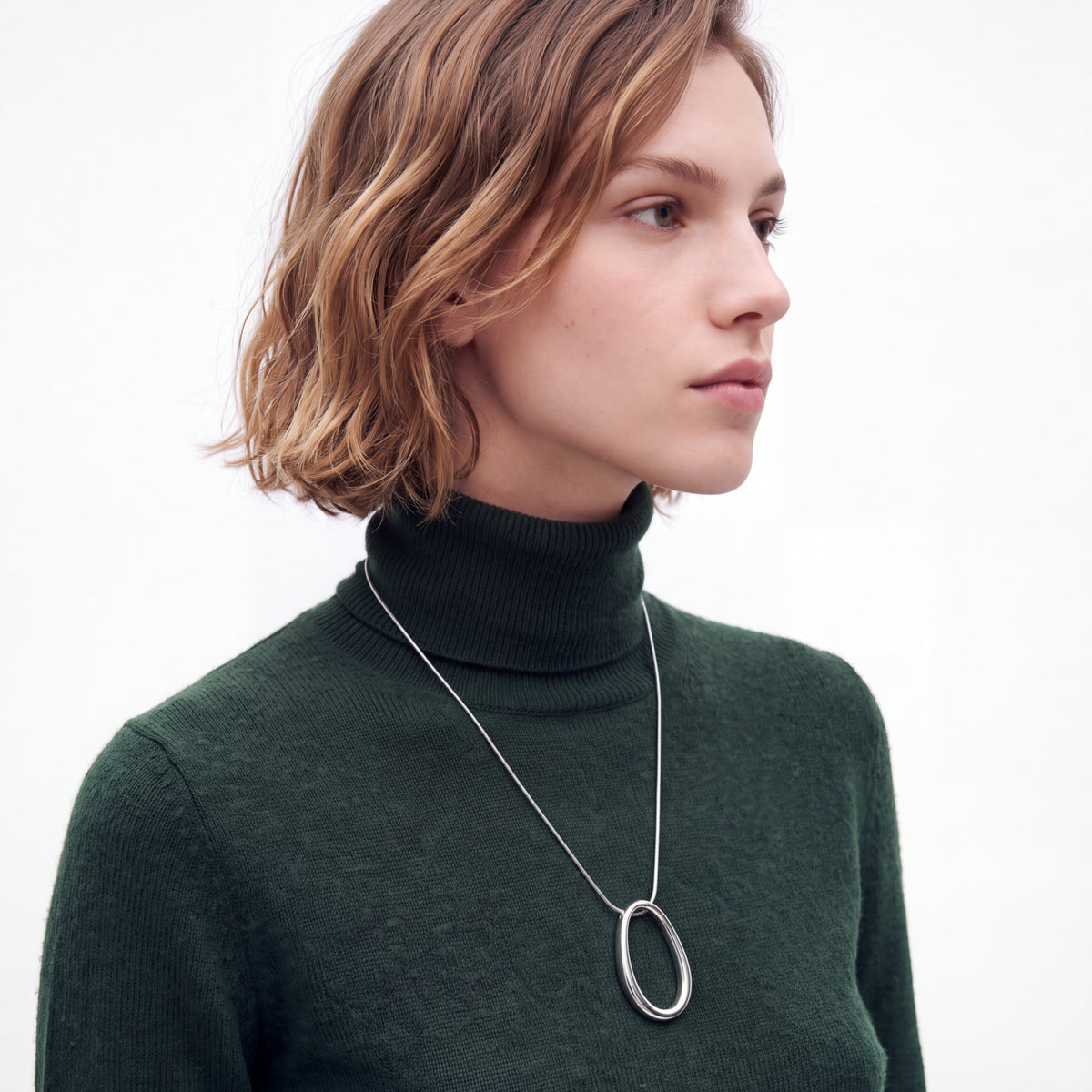 Collier fini au rhodium - Cerym - Cerym