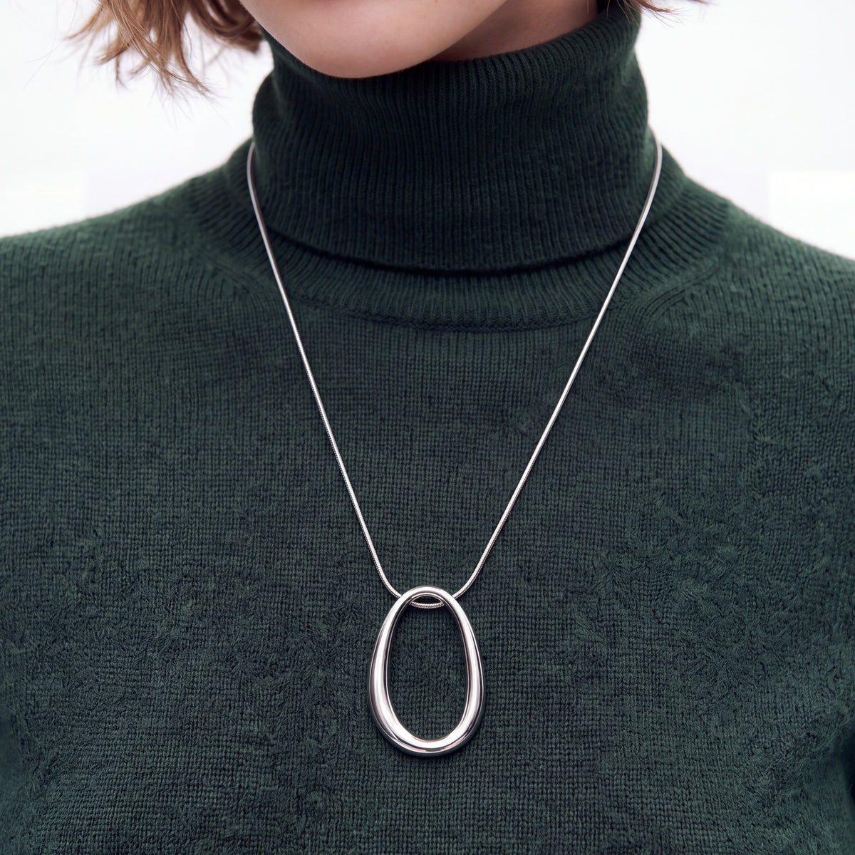 Collier fini au rhodium - Cerym - Cerym