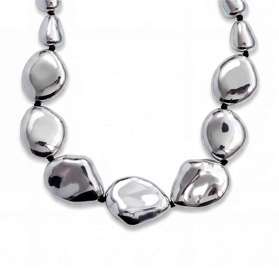 Collar acabado en rodio - Juirou