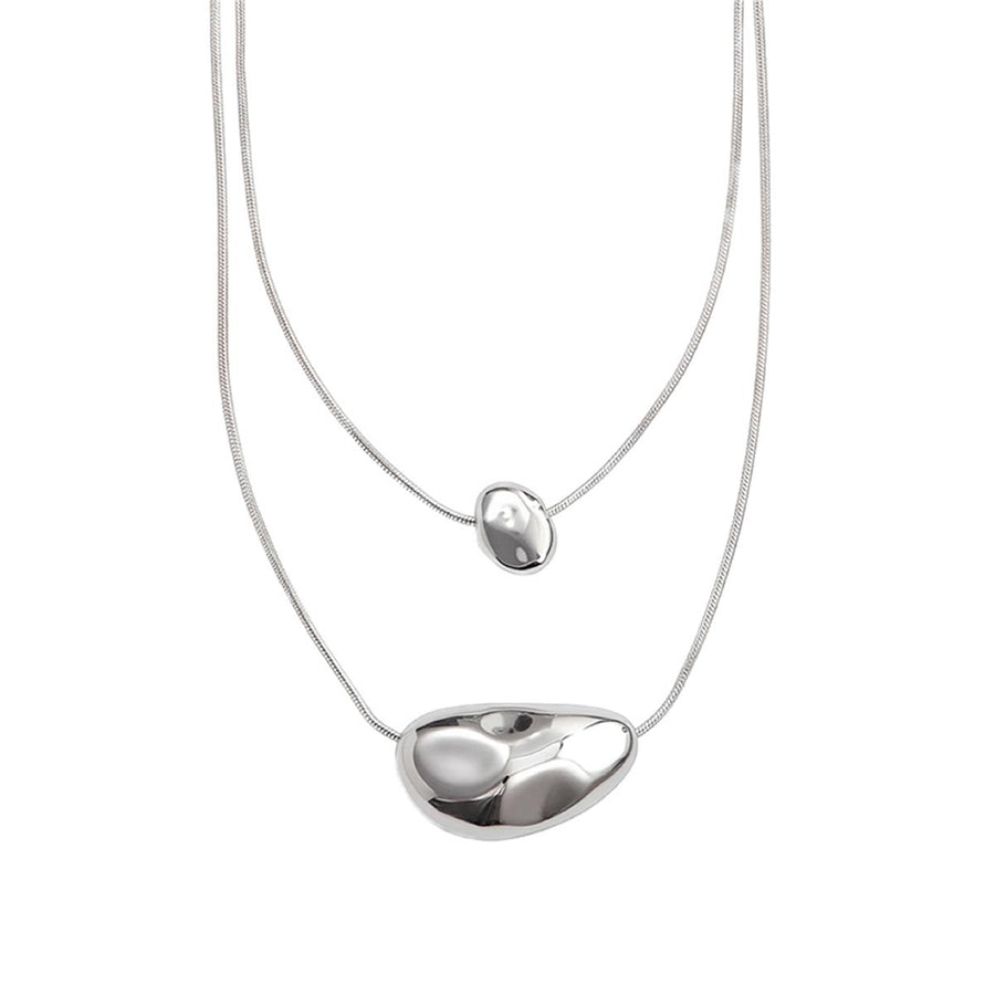Collar acabado en rodio - Nebad