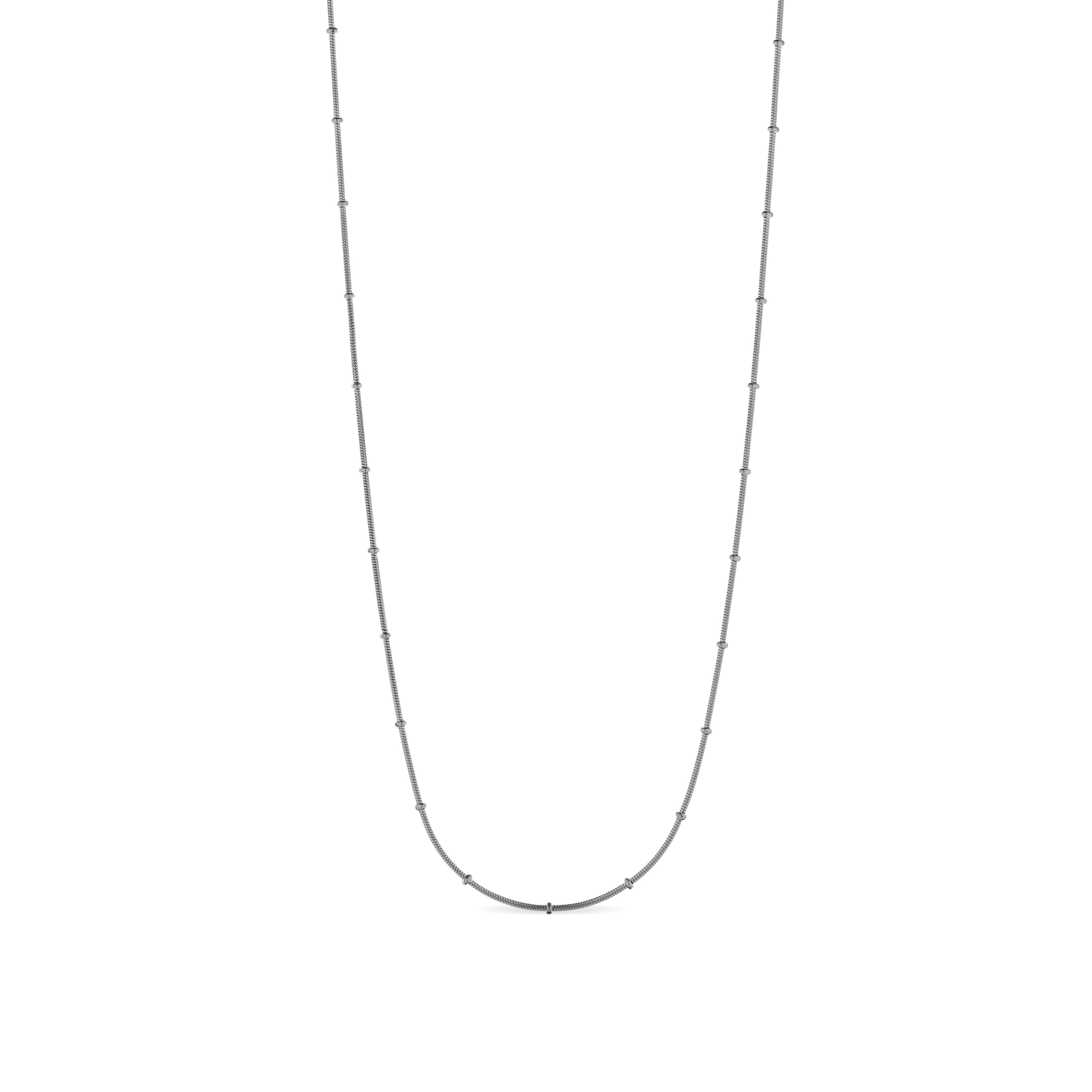 Halskette 45cm mit Silberfinish - Thapai