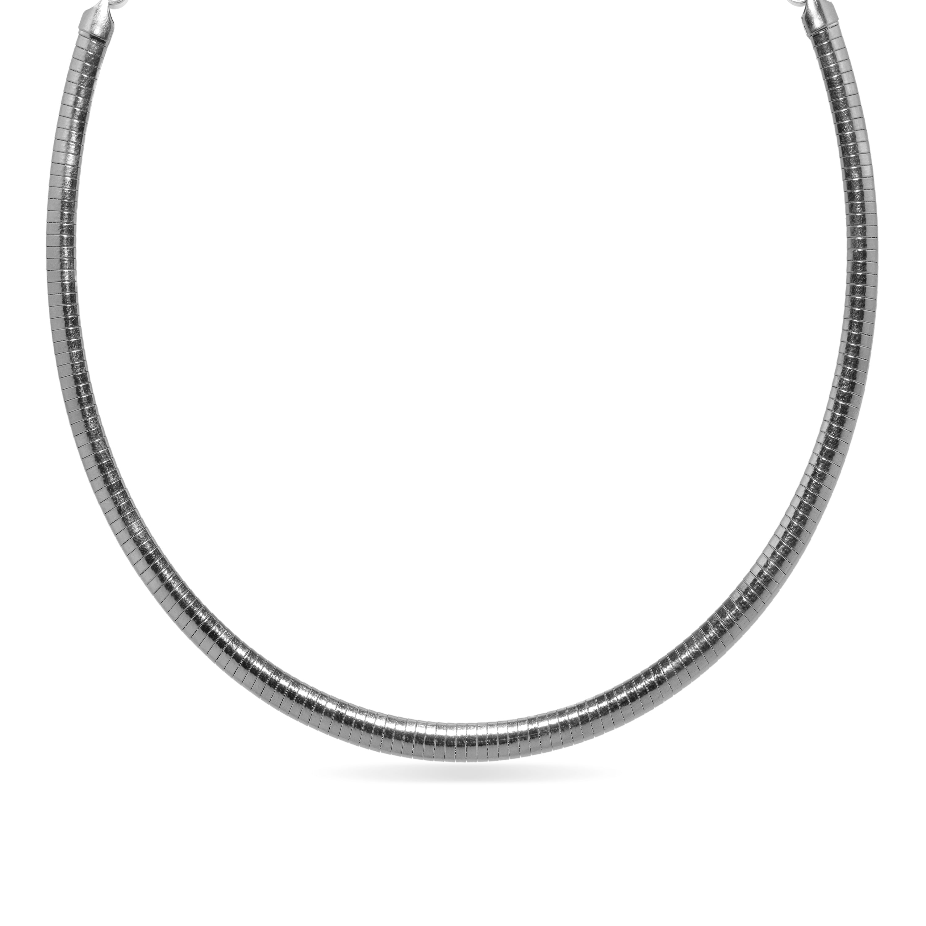 Collier de 45cm finition rhodium - Vaszu