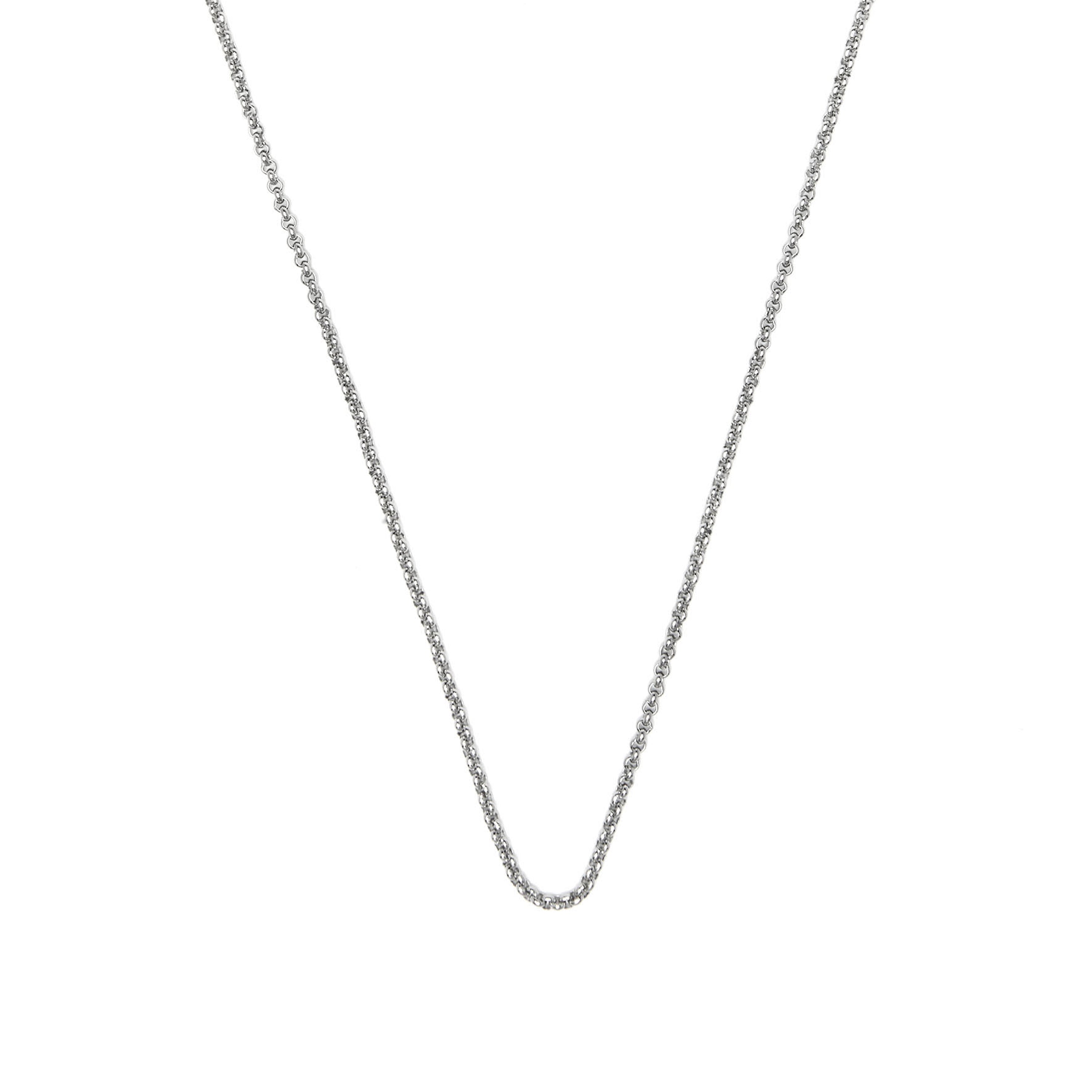 Collar de 45cm acabado en rodio - Thoth