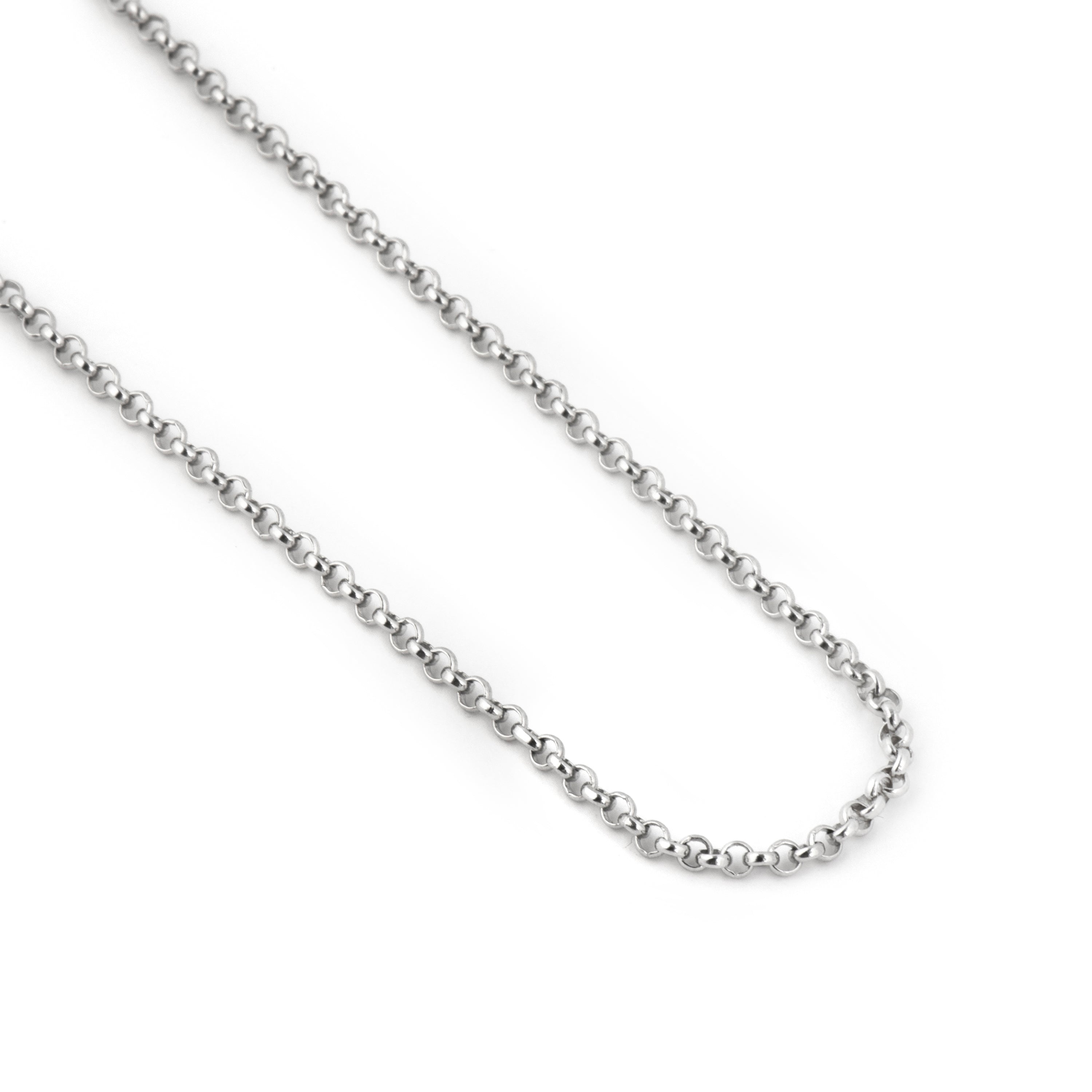 Collier de 45cm finition rhodium - Thoth