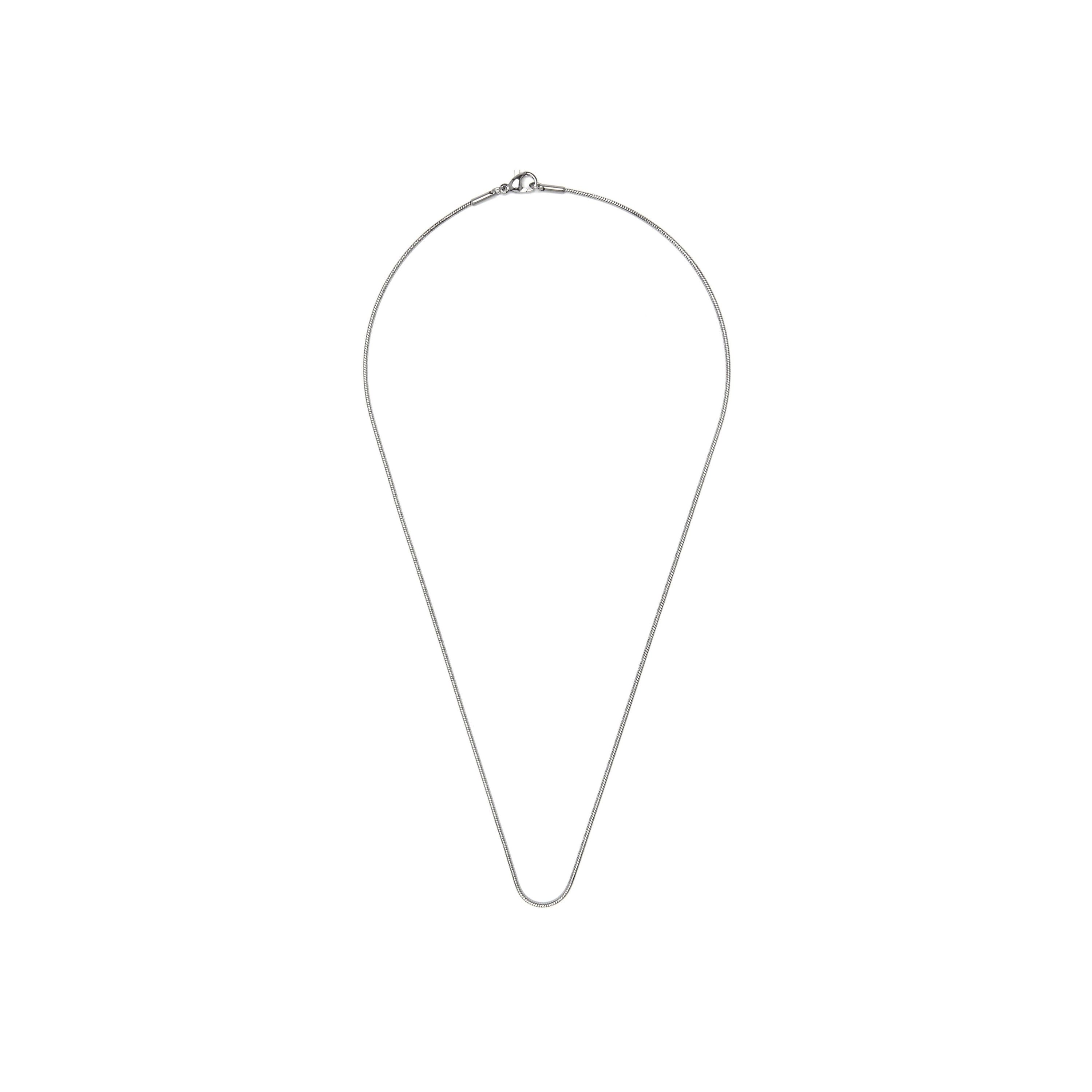 Collar de 45cm acabado en rodio - Axio
