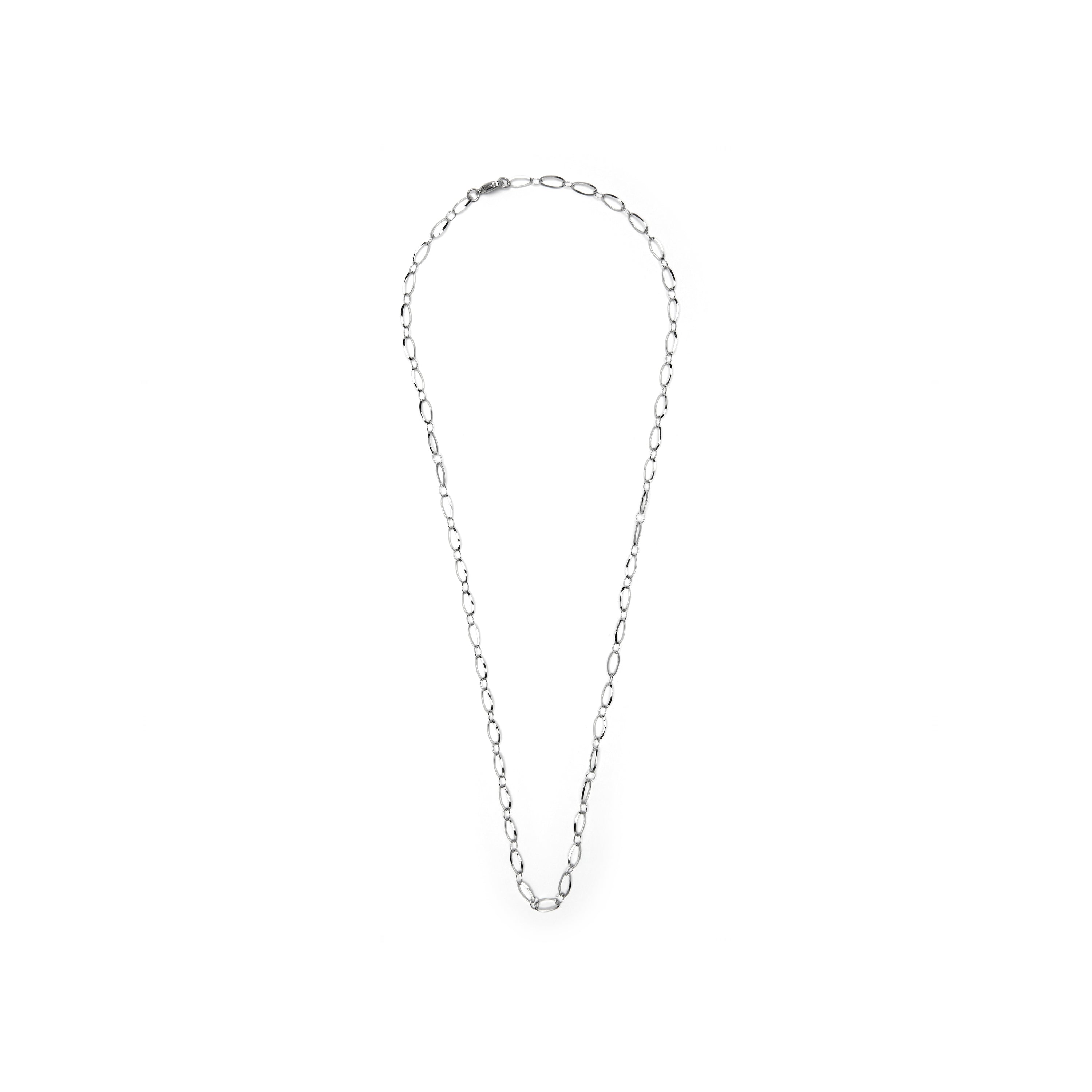 60cm collar finished in rhodium - Sasil