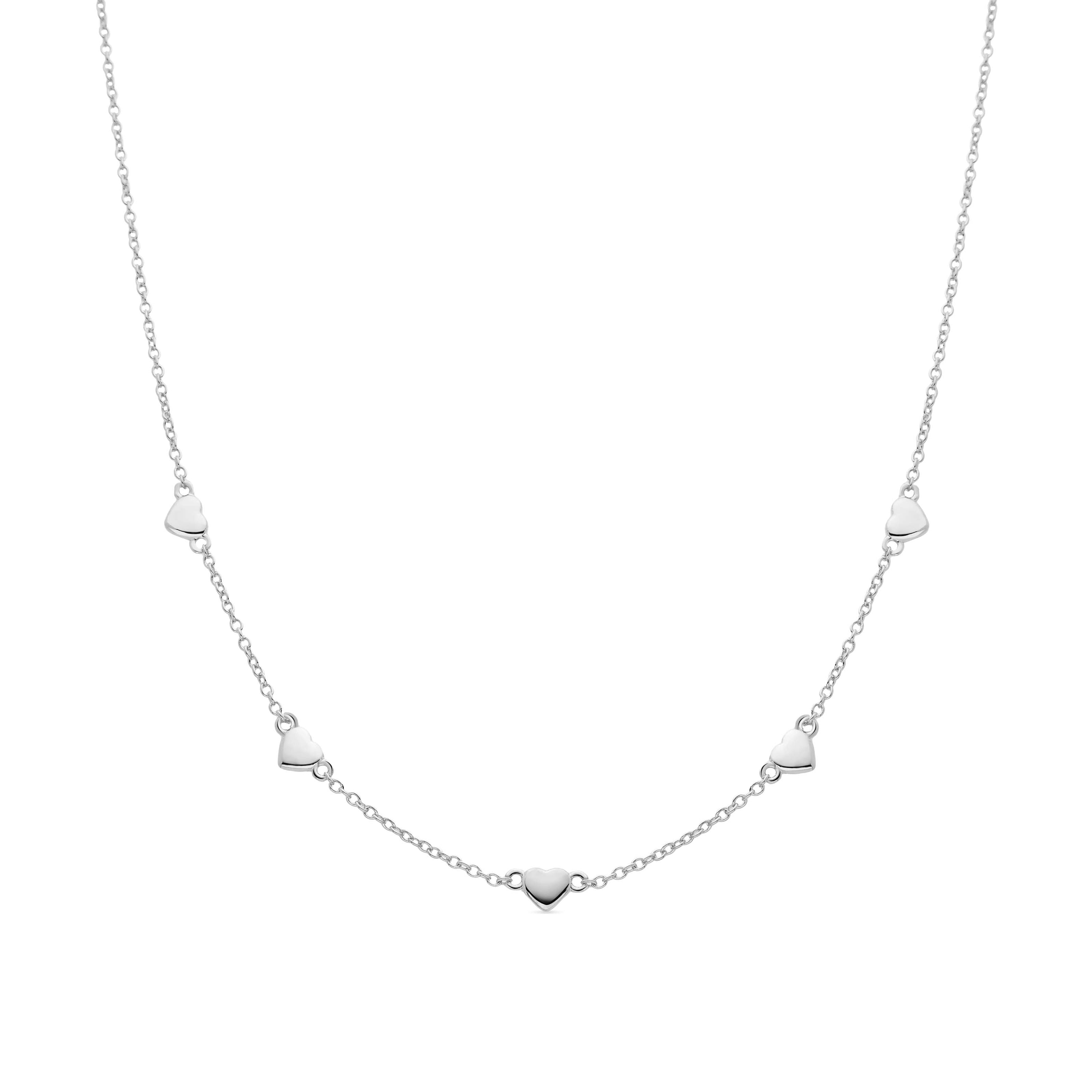 Rhodium finished collar - Moham