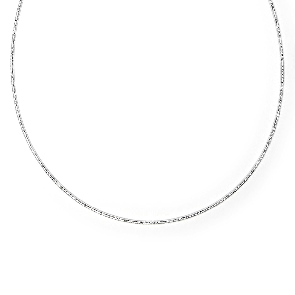 Collar de 45cm acabado en rodio - Nui