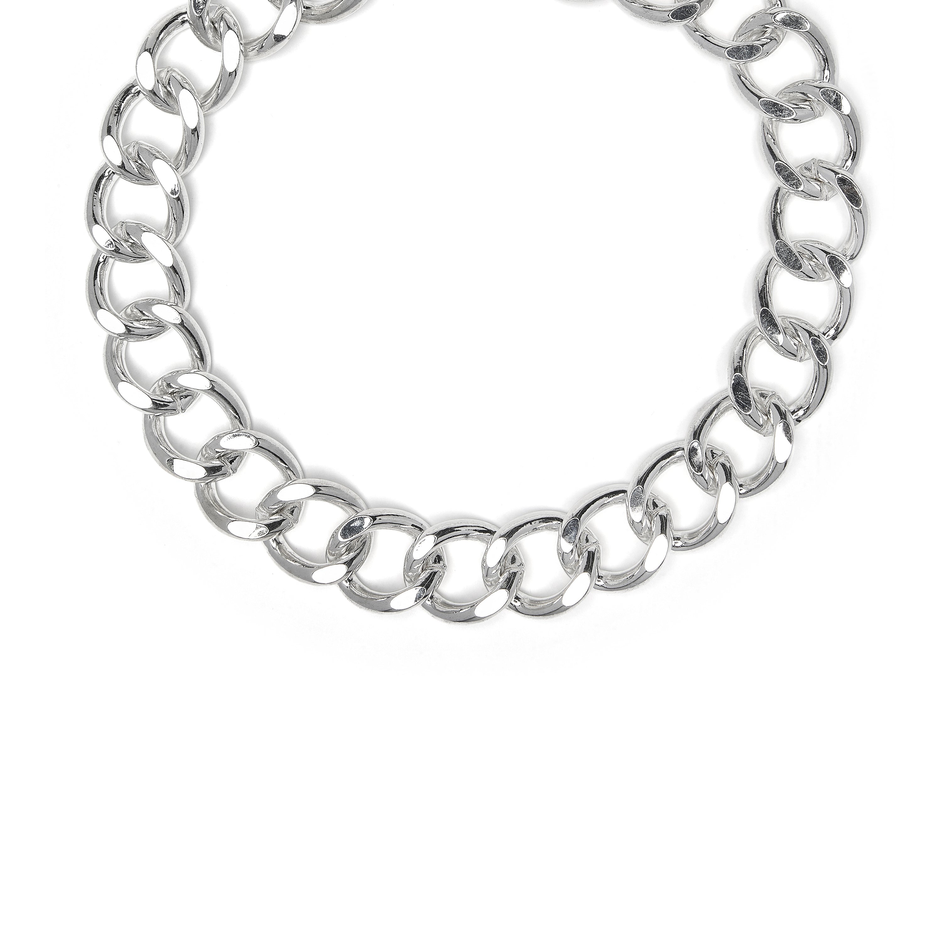 Halskette 45cm mit Rhodium-Finish - Moba