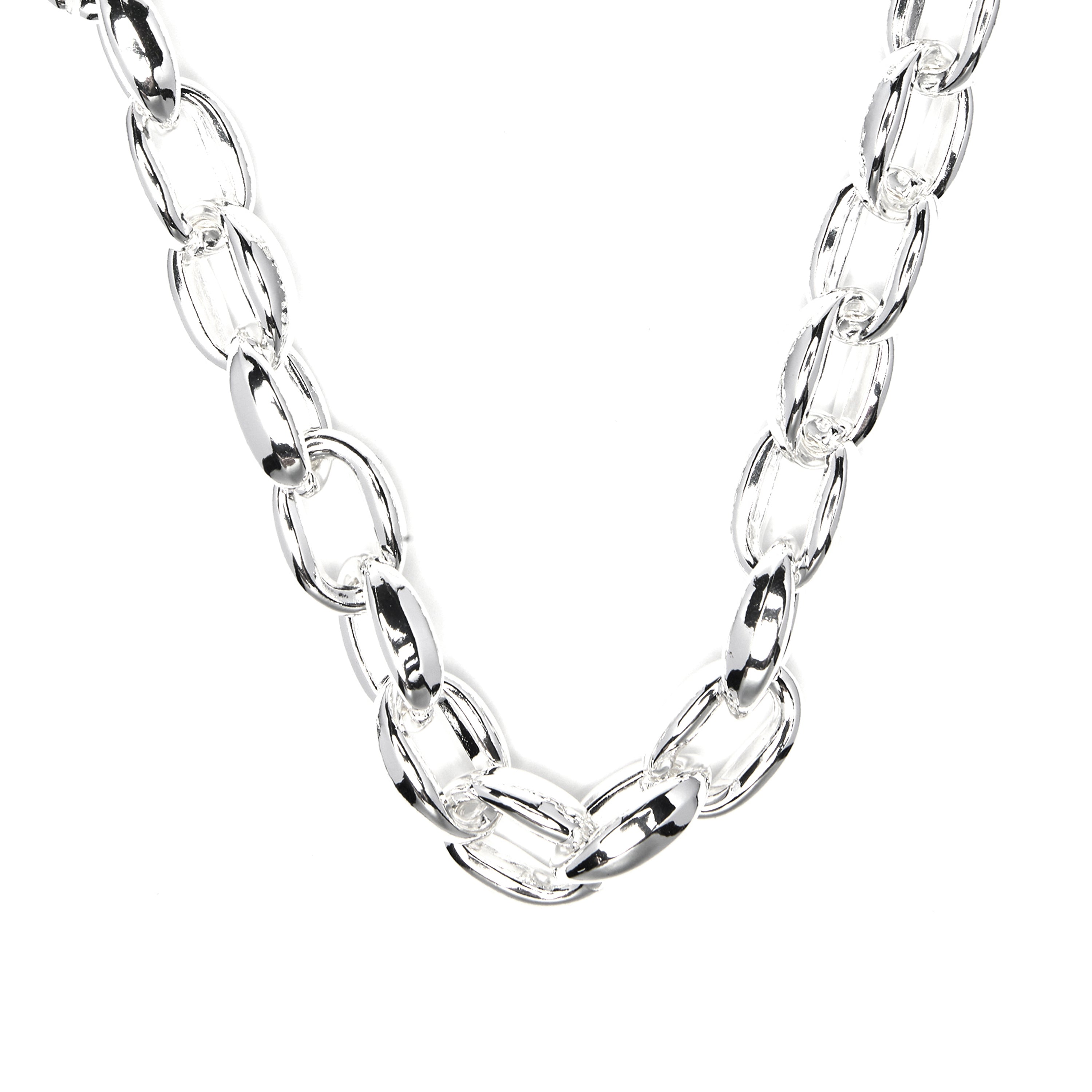 Halskette 45cm mit Rhodium-Finish - Aula