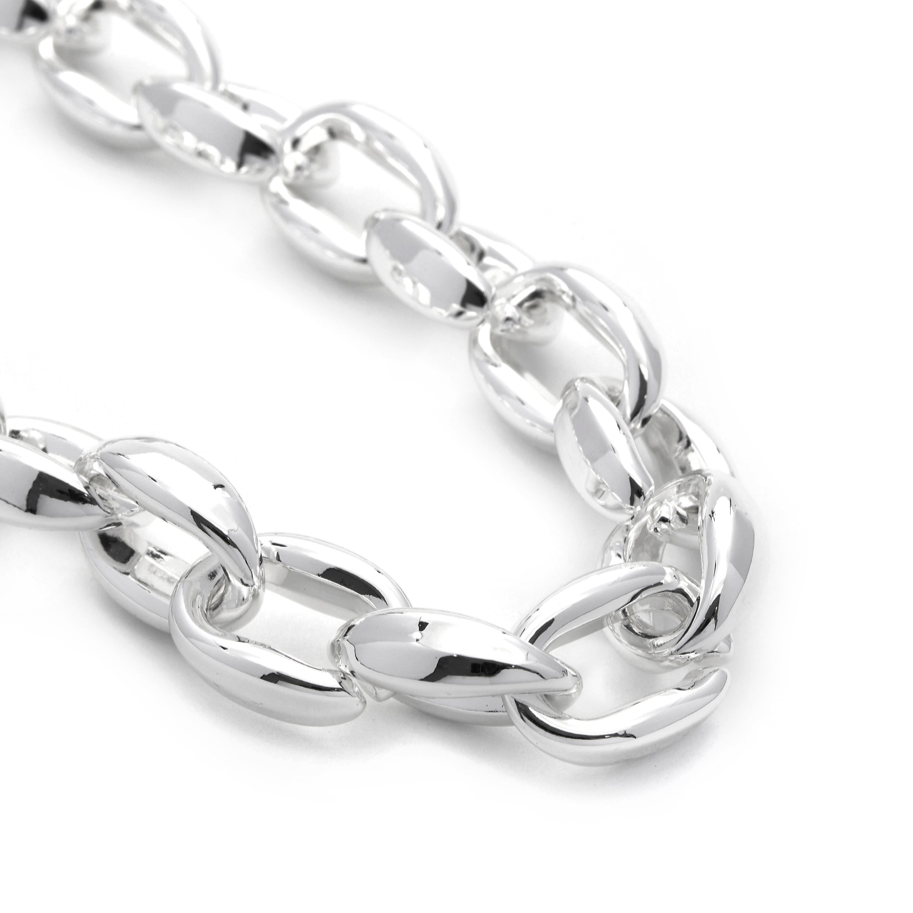 Halskette 45cm mit Rhodium-Finish - Aula