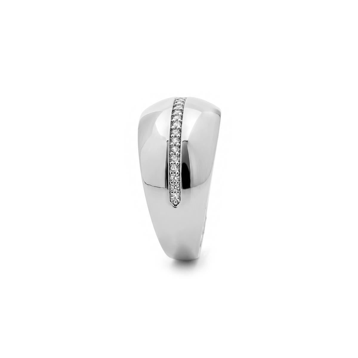 Bague Yagar finition argent - Yagar BLANC
