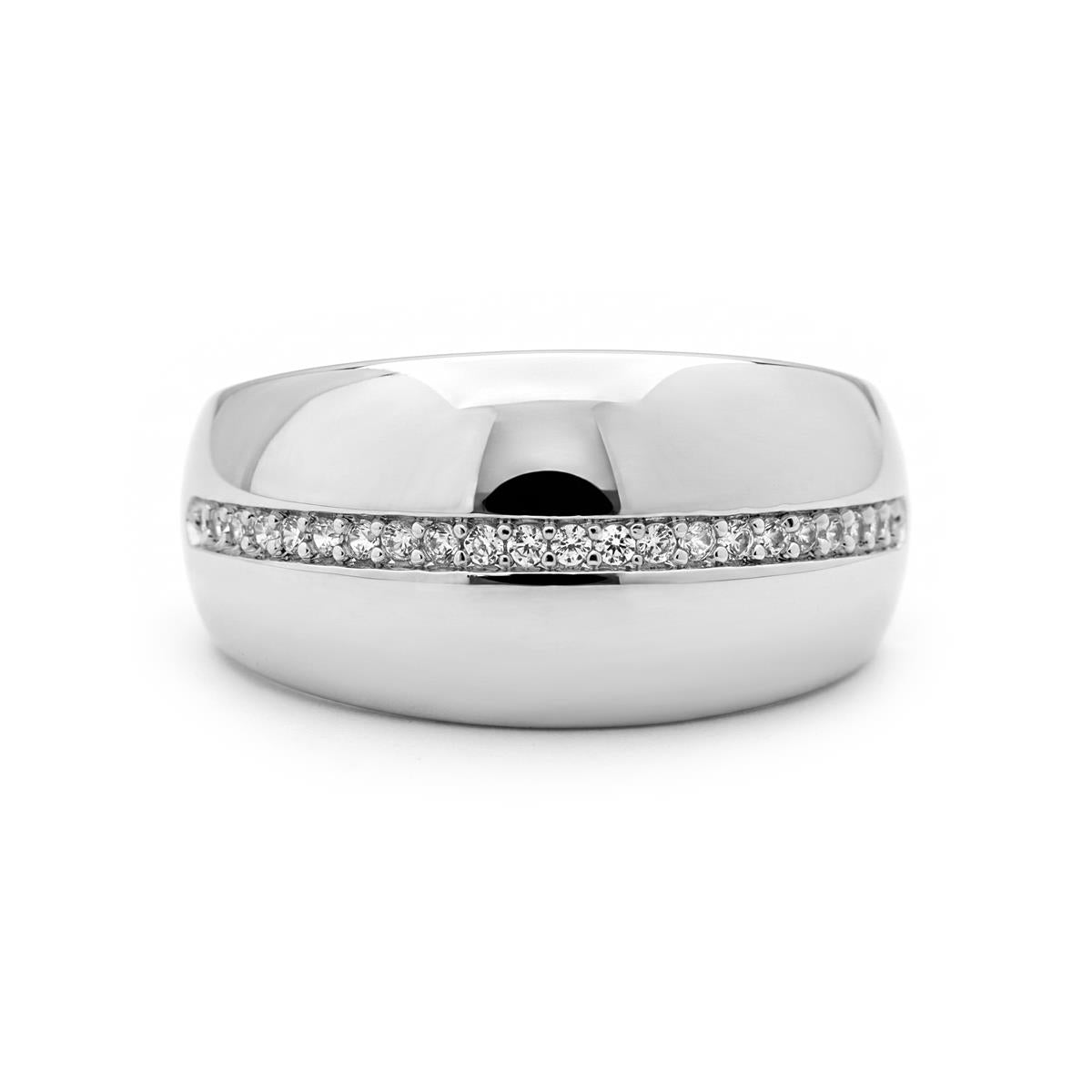 Bague Yagar finition argent - Yagar BLANC
