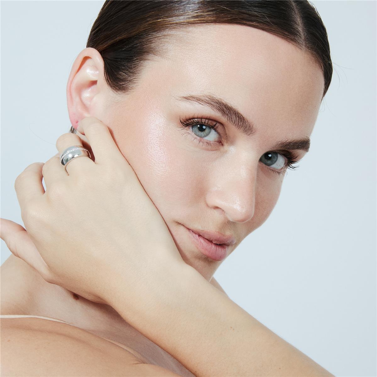 Bague Yagar finition argent - Yagar BLANC