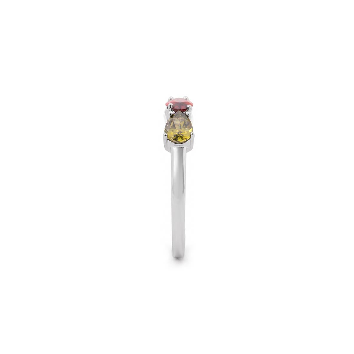 Prazma silver finish ring - Prazma MULTICOLOR