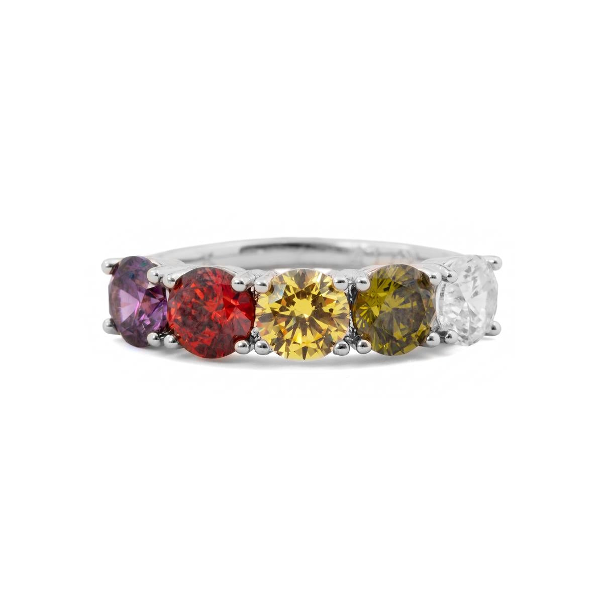 Mund silver finish ring - Mund MULTICOLOR