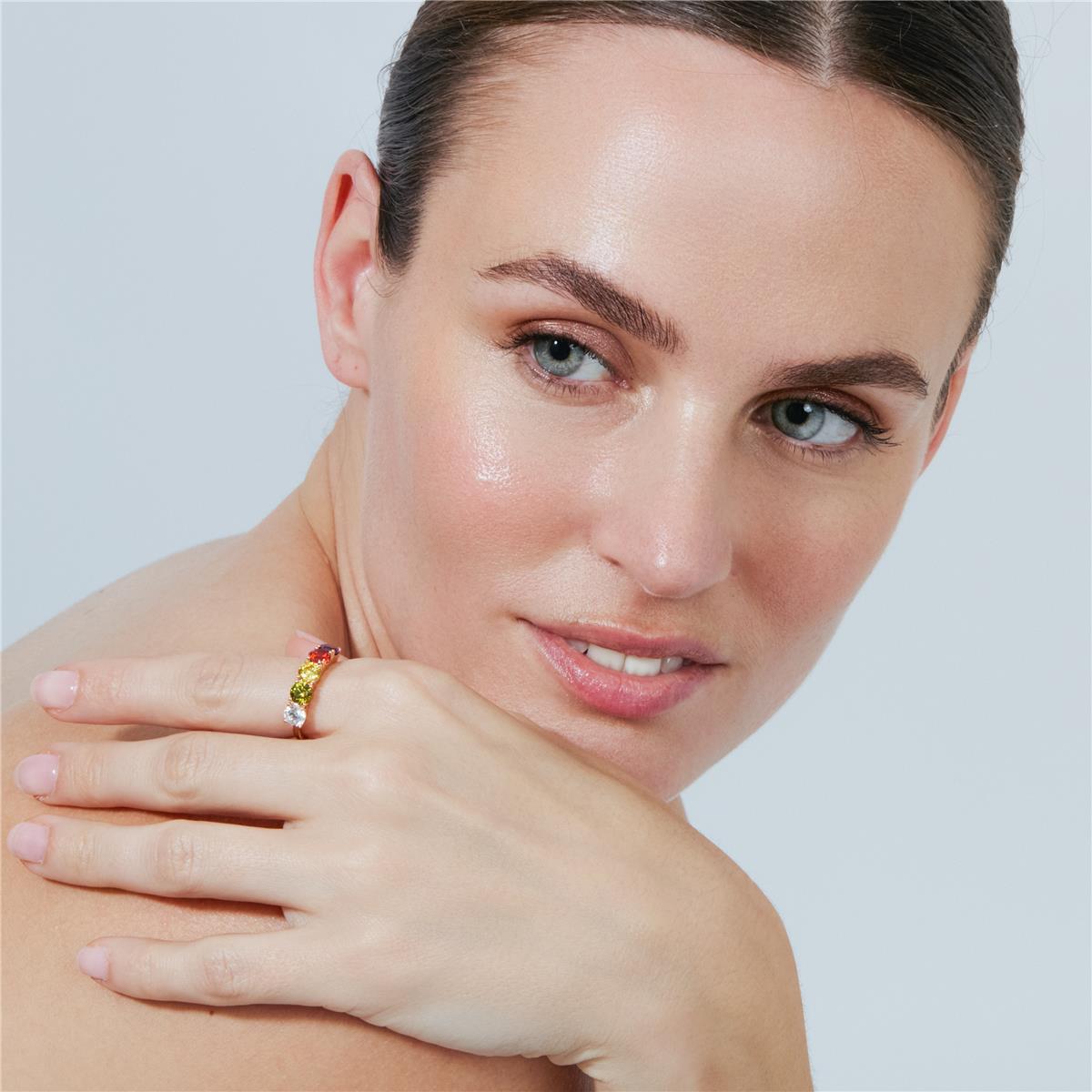 Mund silver finish ring - Mund MULTICOLOR