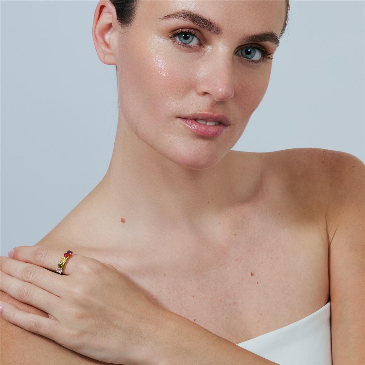 Mund silver finish ring - Mund MULTICOLOR