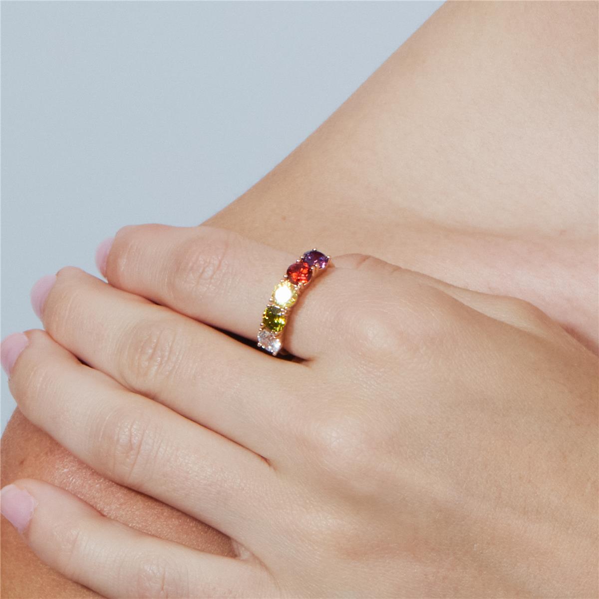 Mund silver finish ring - Mund MULTICOLOR