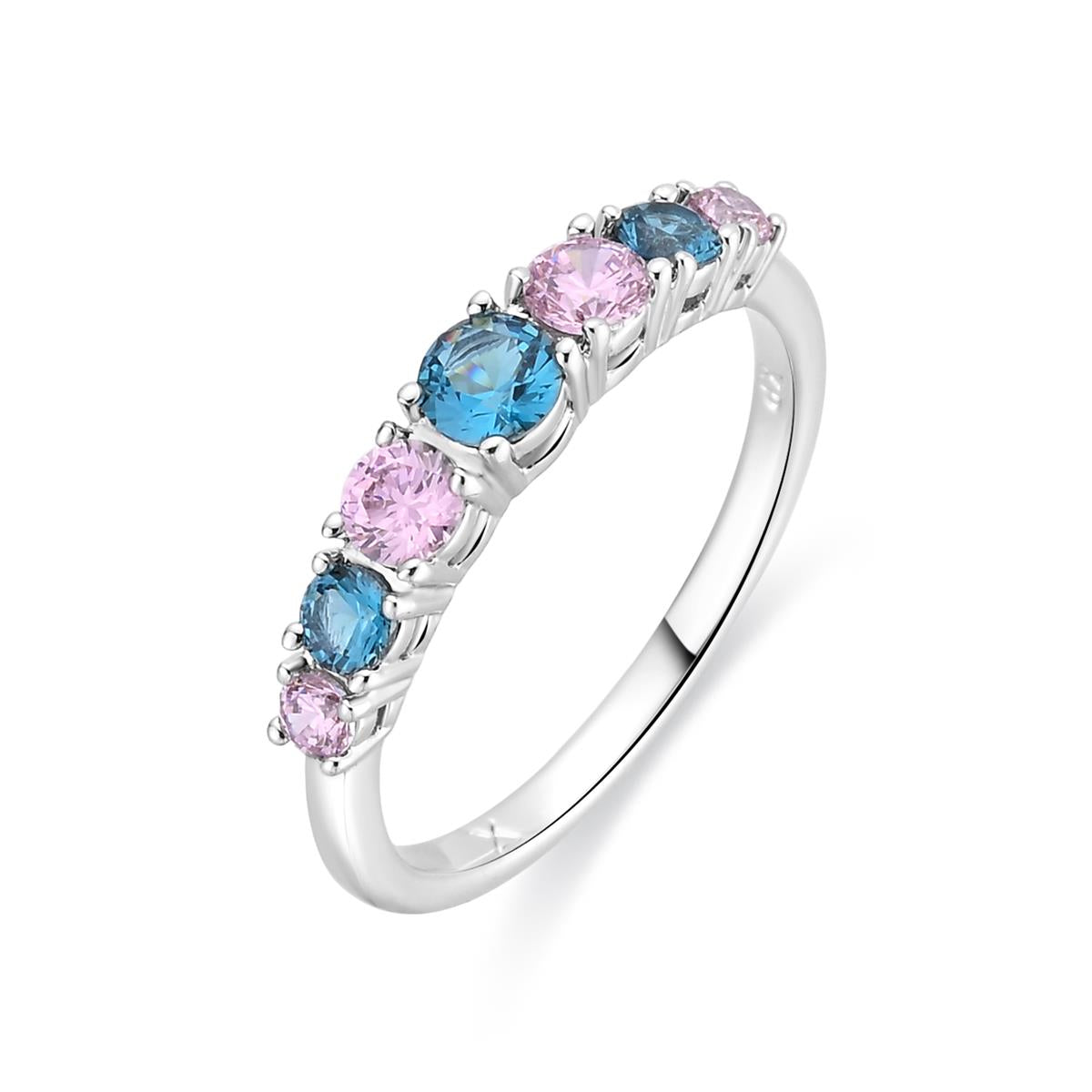 Zebe silver finish ring - Zebe MULTICOLOR