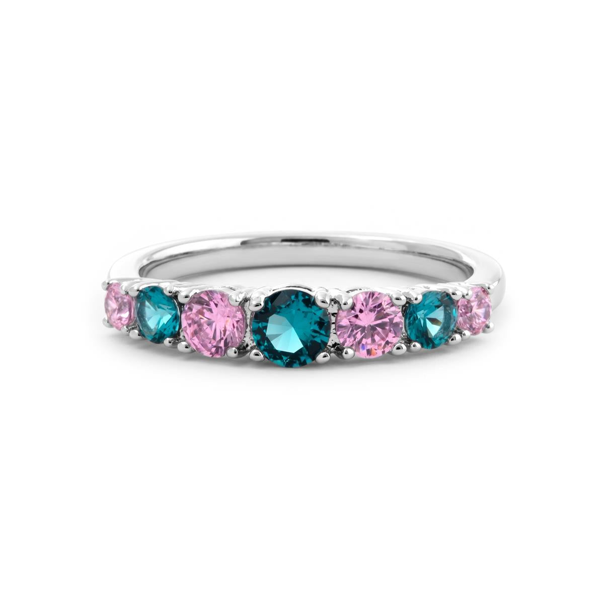 Zebe silver finish ring - Zebe MULTICOLOR