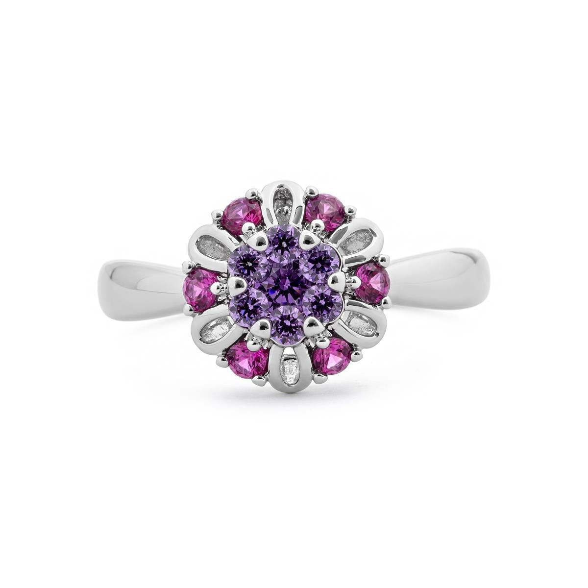 Goryah silver finish ring - Goryah MULTICOLOR