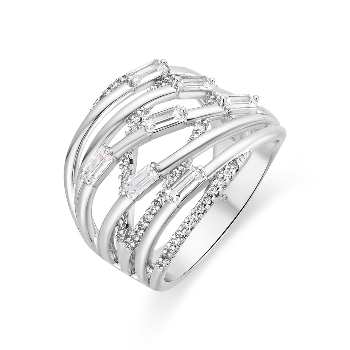 Anello Fikra finitura argento - Fikra BIANCO