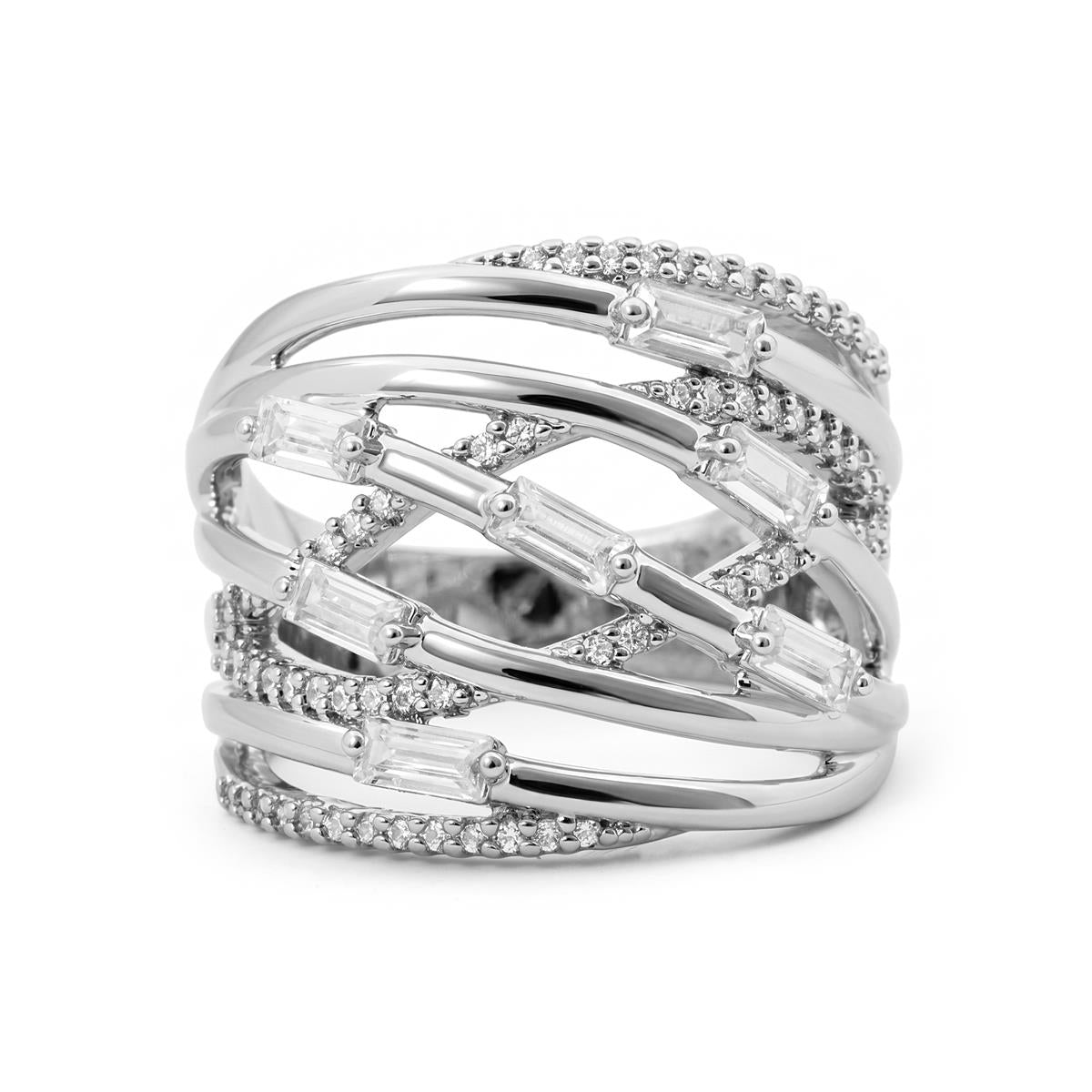 Anello Fikra finitura argento - Fikra BIANCO