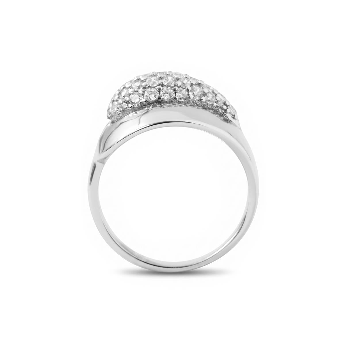 Rongrim silver finish ring - Rongrim WHITE