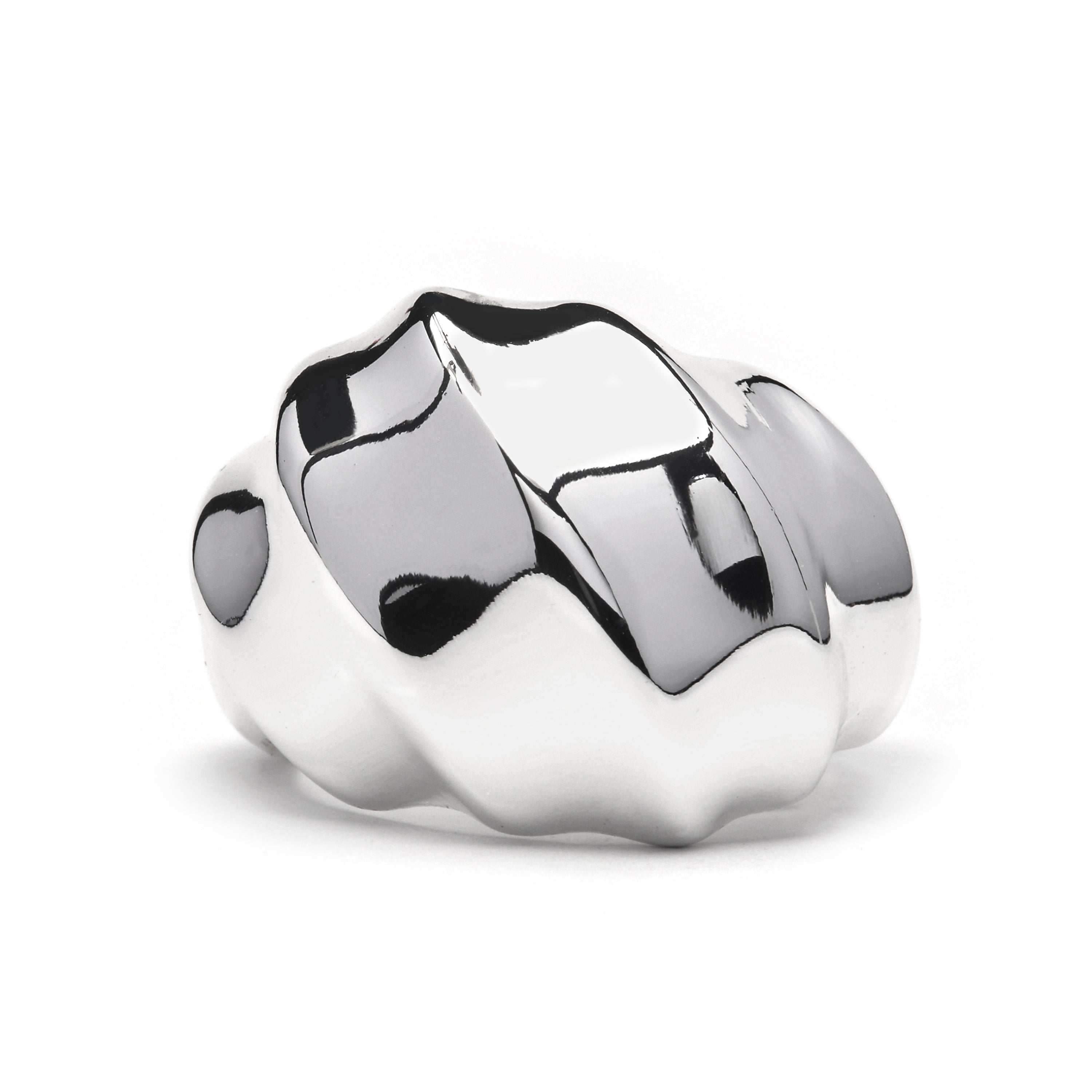 Anello con finitura in rodio - Dinu