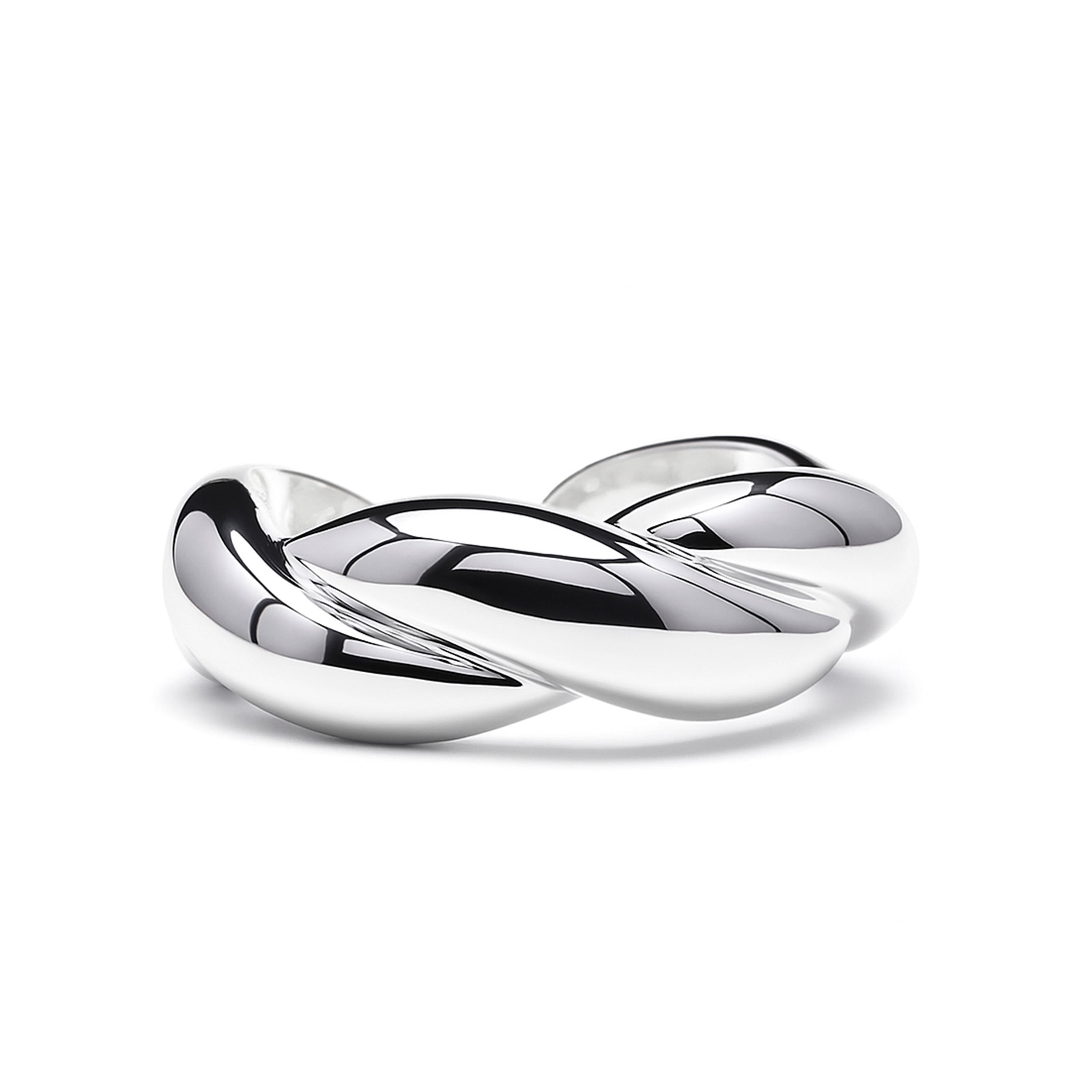 Ring mit Rhodium-Finish - Fayna