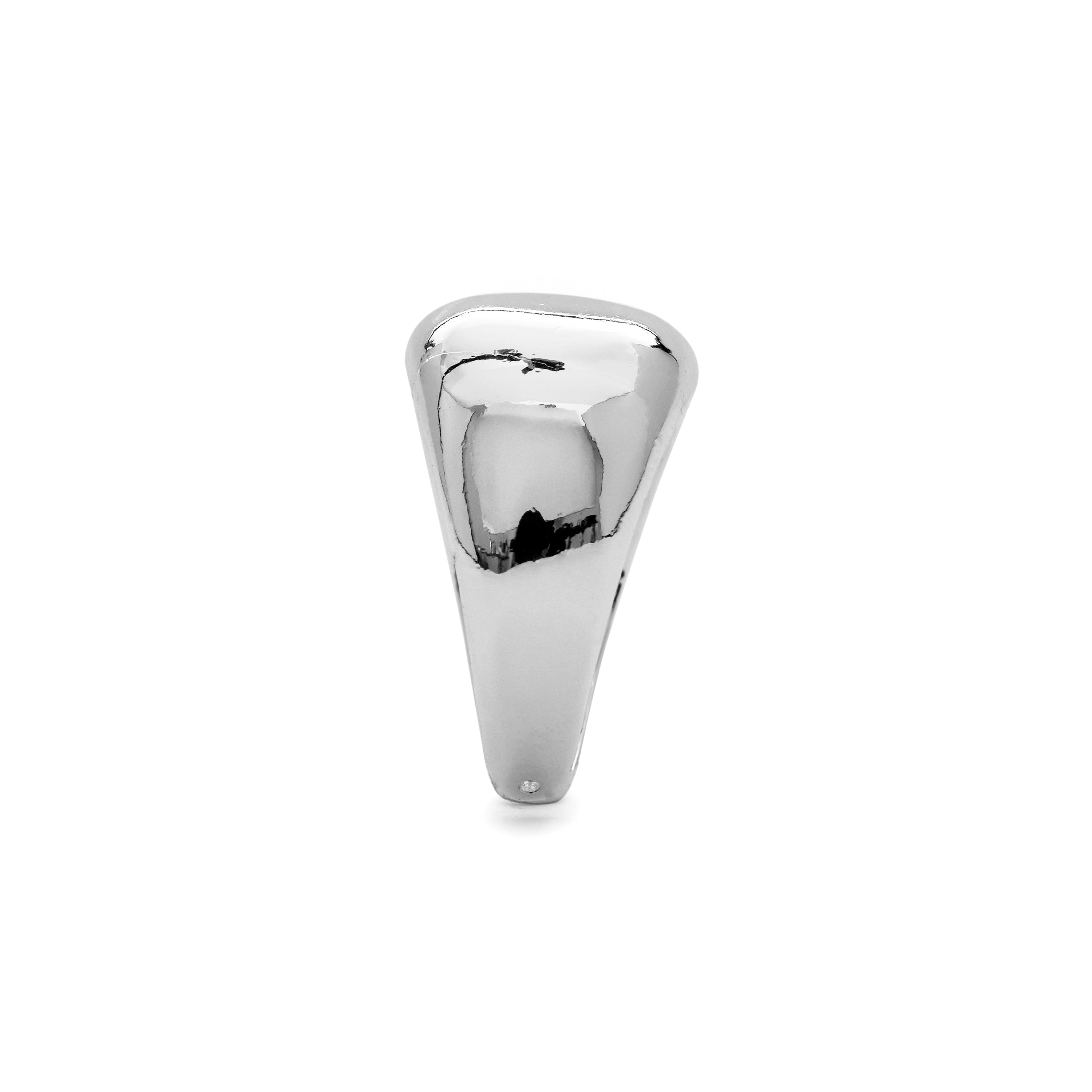 Anillo acabado en rodio - Nura