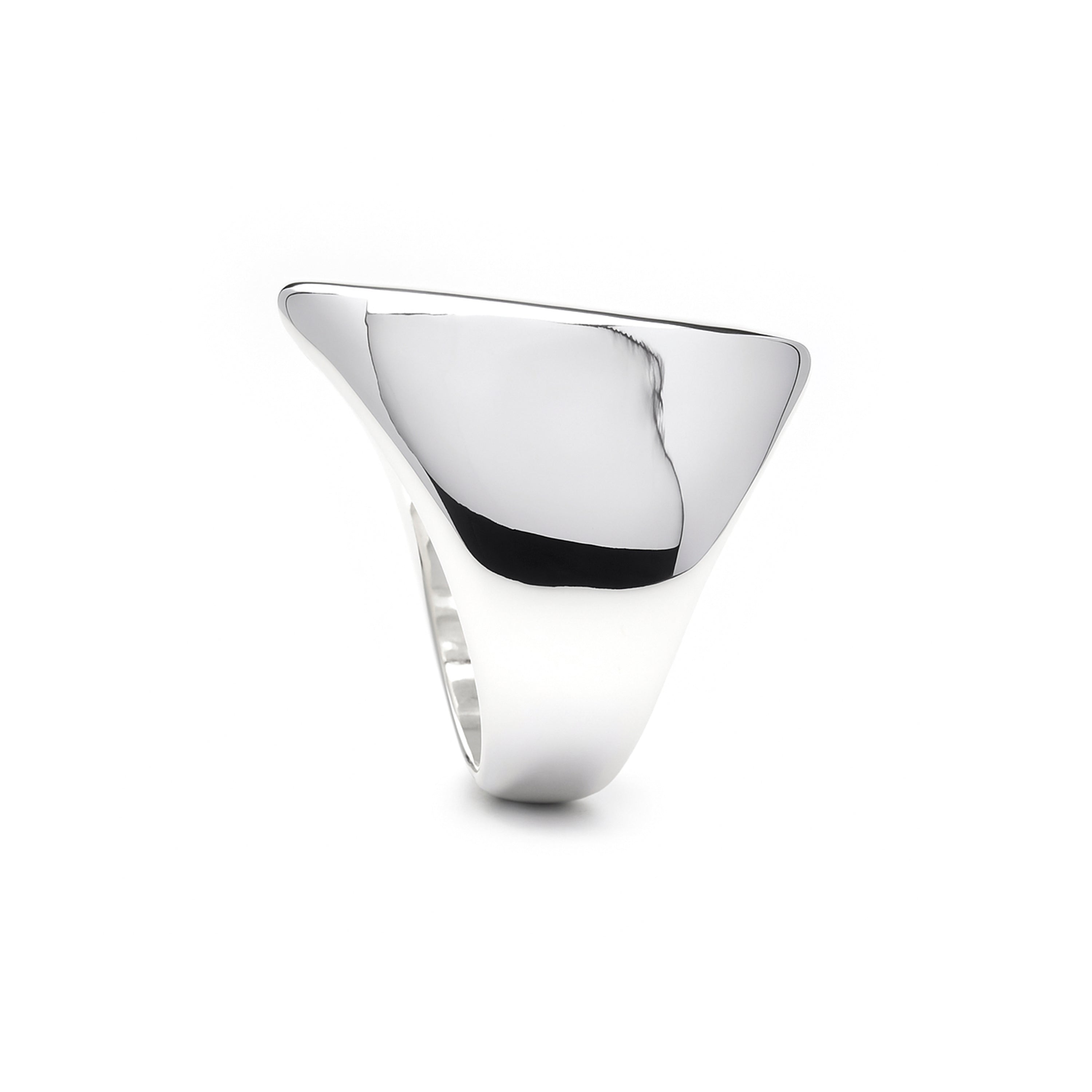 Bague finition rhodium - Yaslah