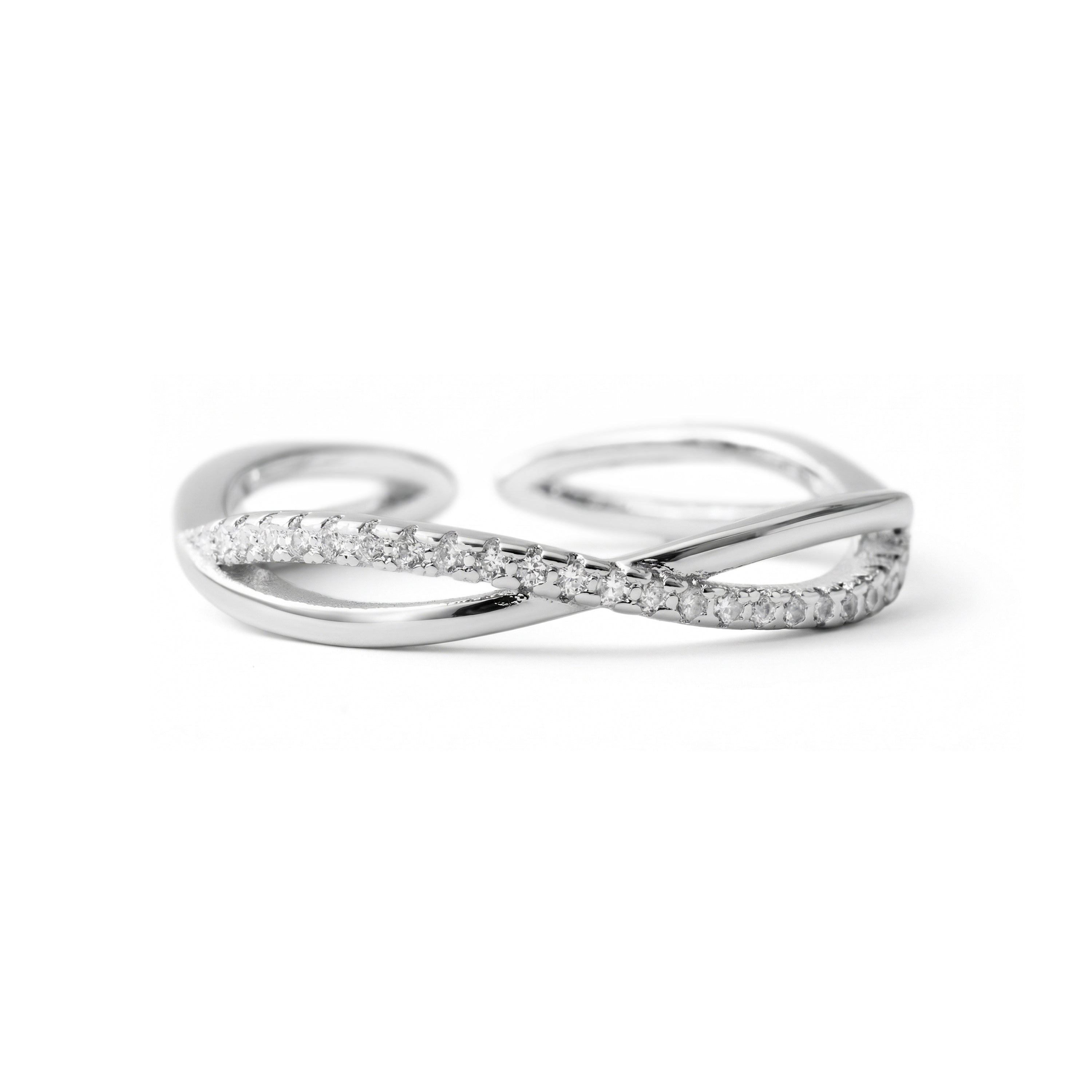 Anello Hagoe finitura argento - Hagoe BIANCO