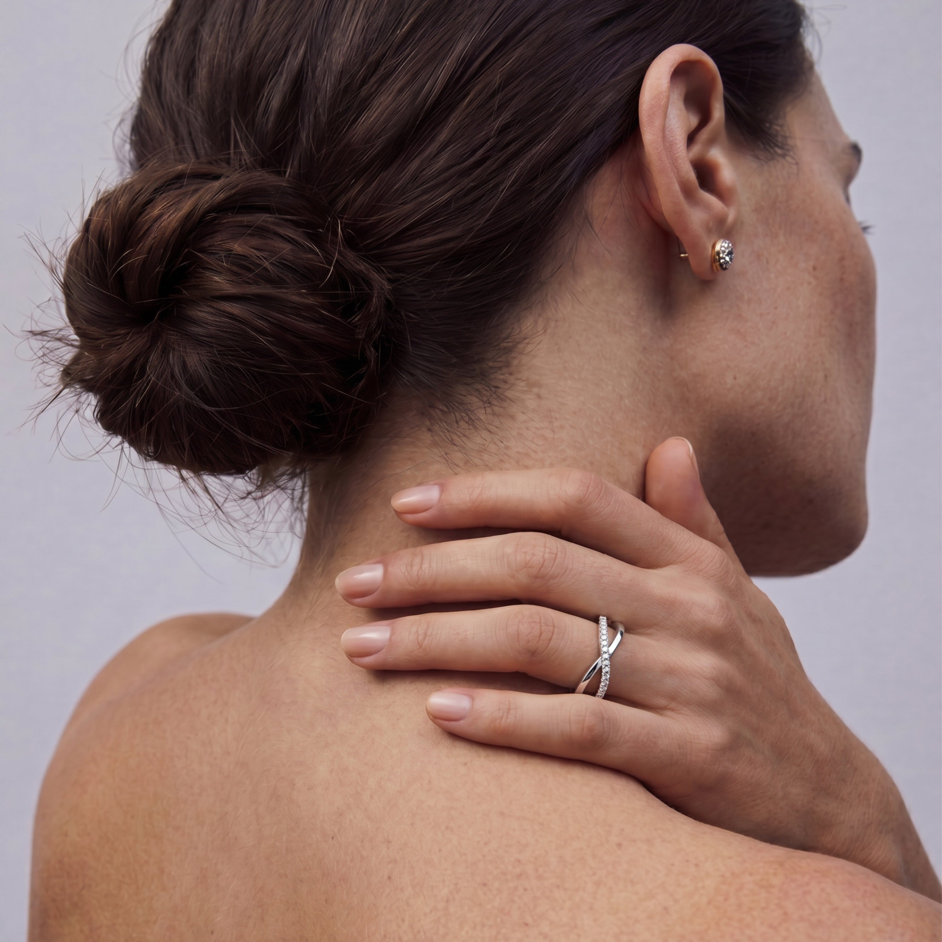 Anello Hagoe finitura argento - Hagoe BIANCO