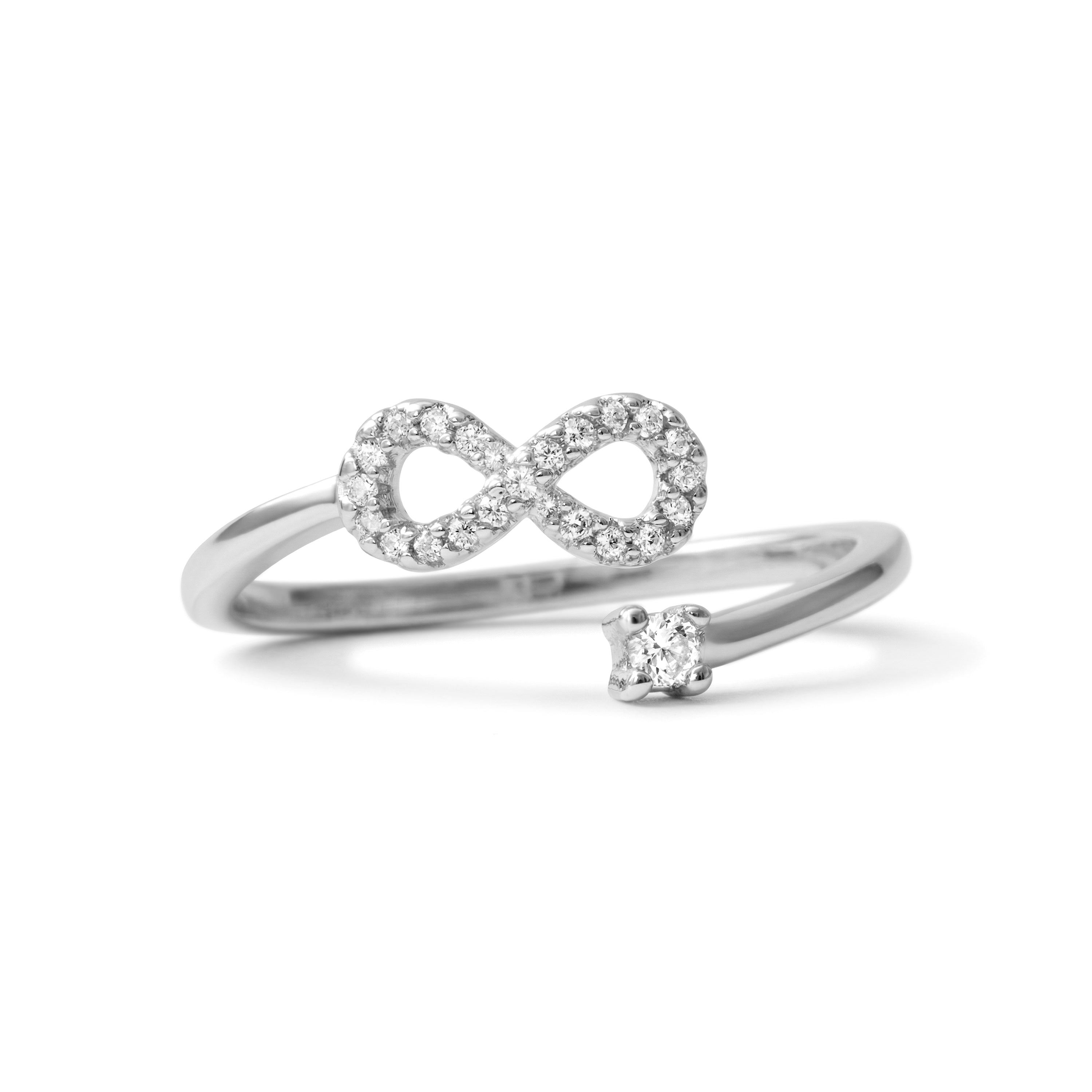 Bague en Zircone Brillante Finition Argent - Liusdal