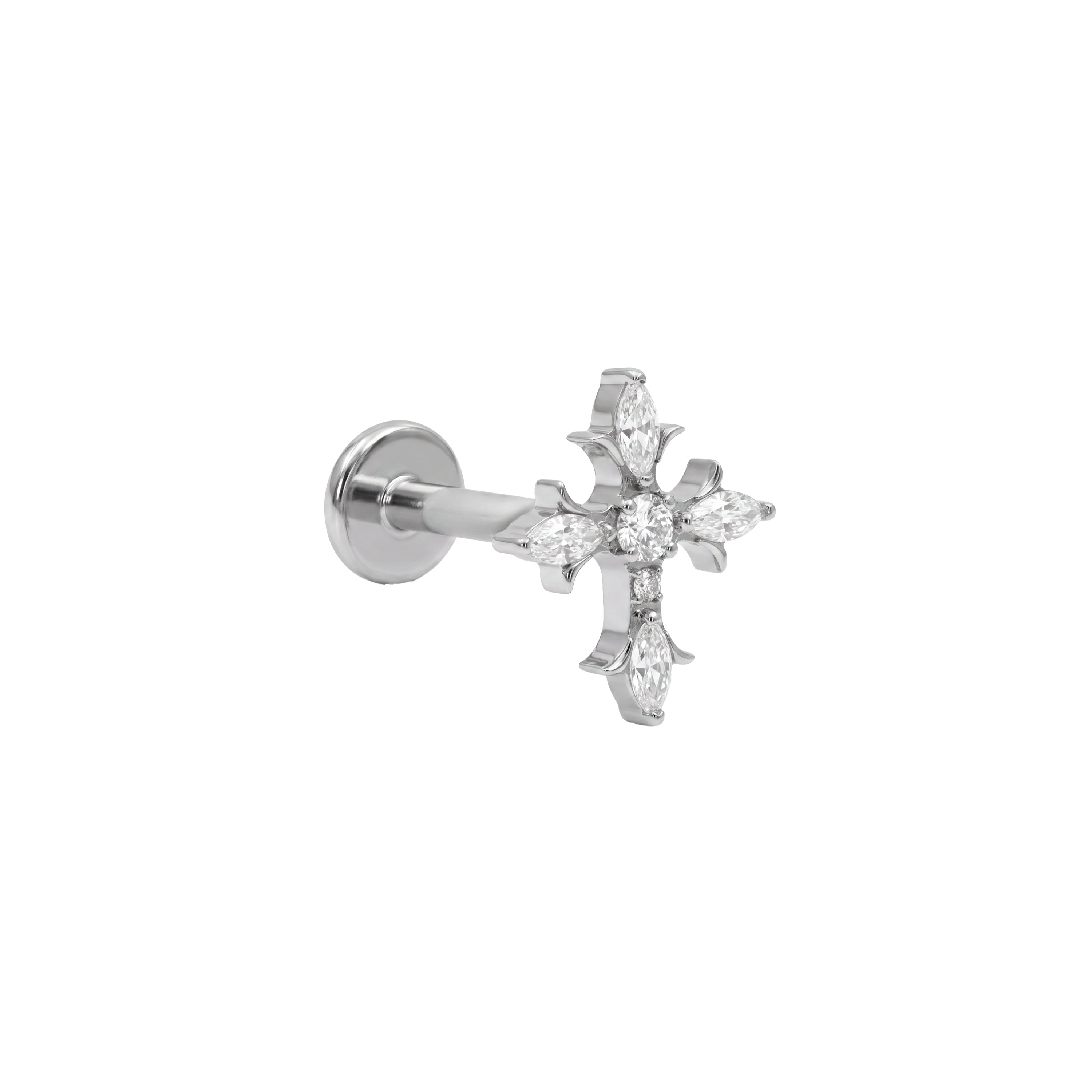Piercing Circonita Brillante de titanio - Montor