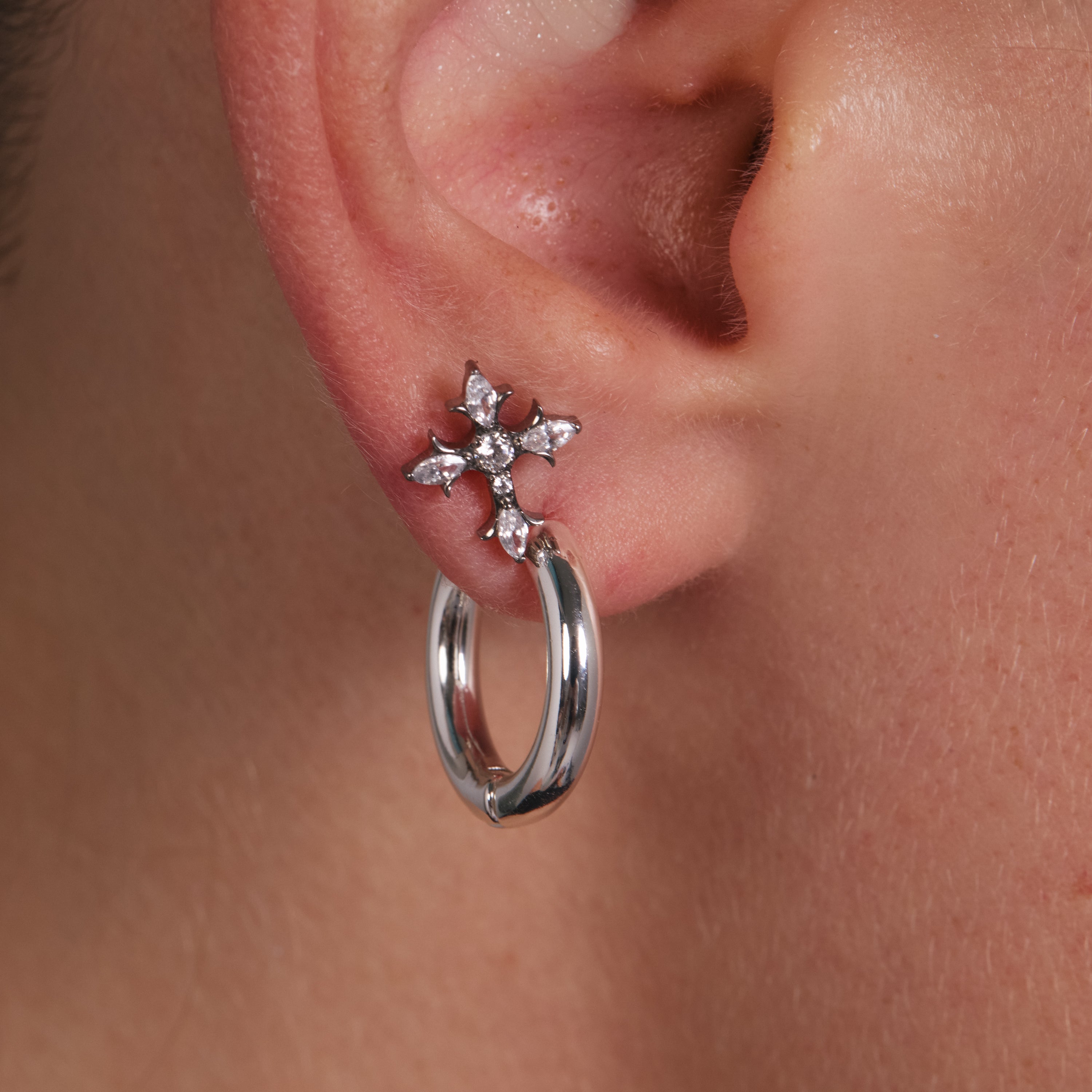 Piercing Circonita Brillante de titanio - Montor