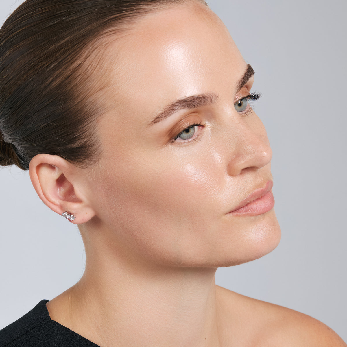 Piercing in titanio con zirconia brillante - Bartako