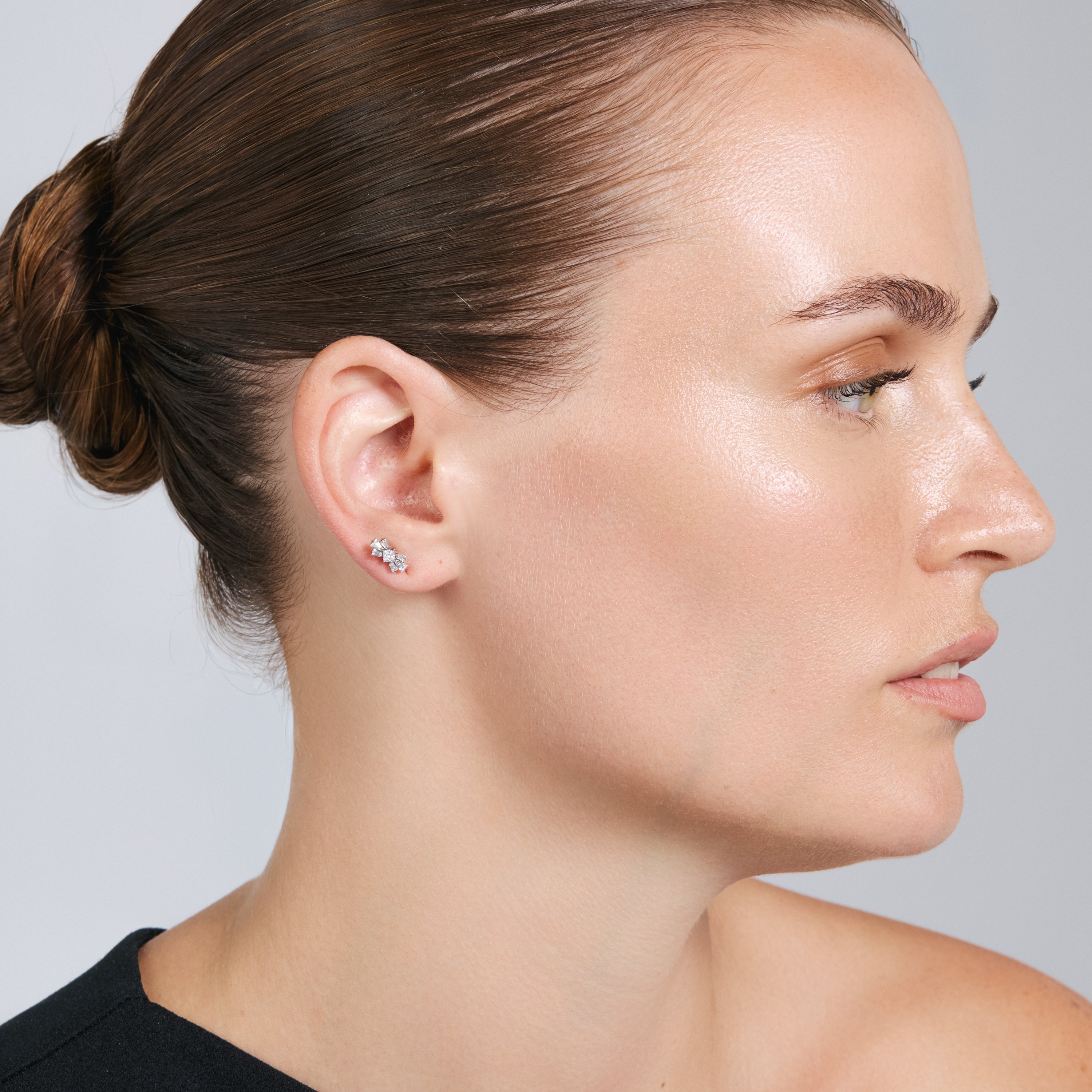 Piercing in titanio con zirconia brillante - Bartako