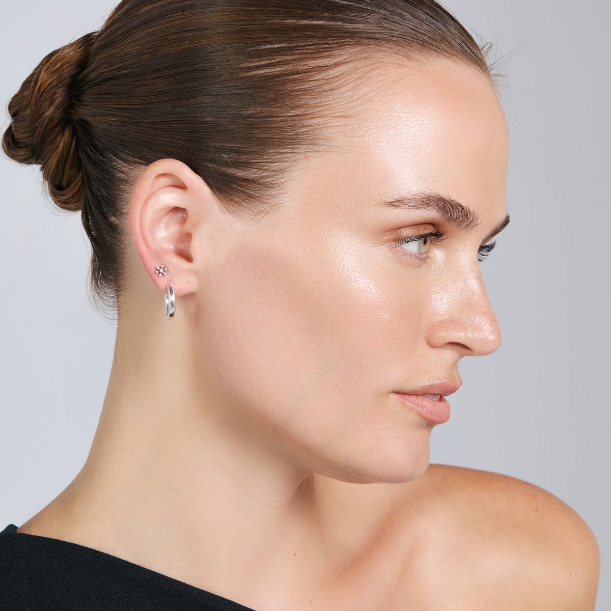 Titanium Bright Cubic Zirconia piercing - Belam