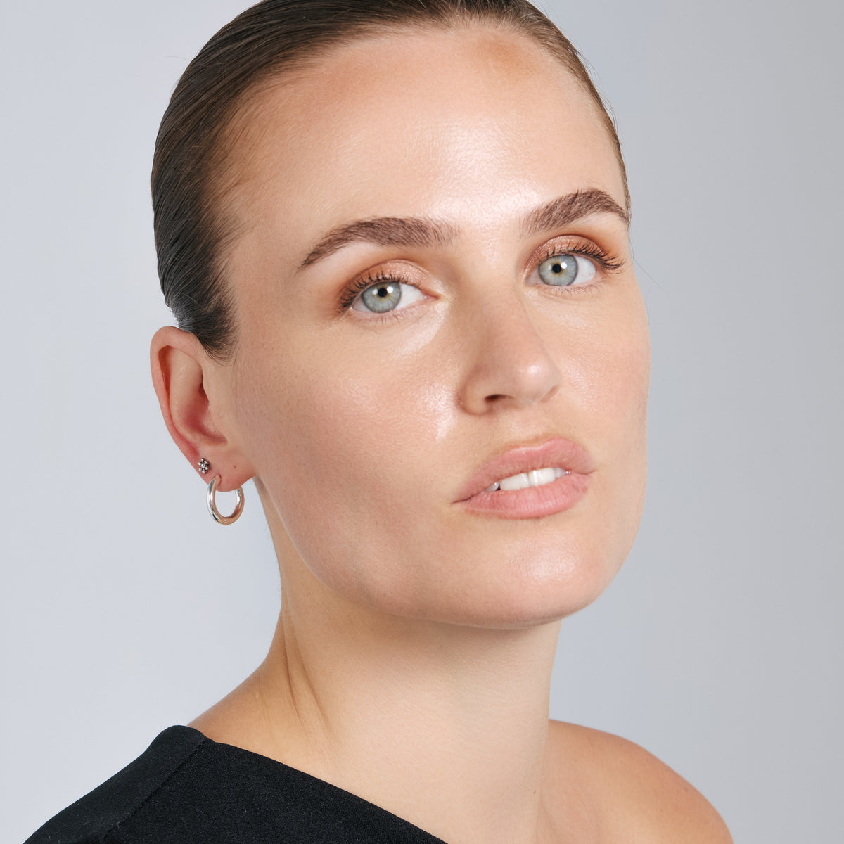 Titanium Bright Cubic Zirconia piercing - Belam