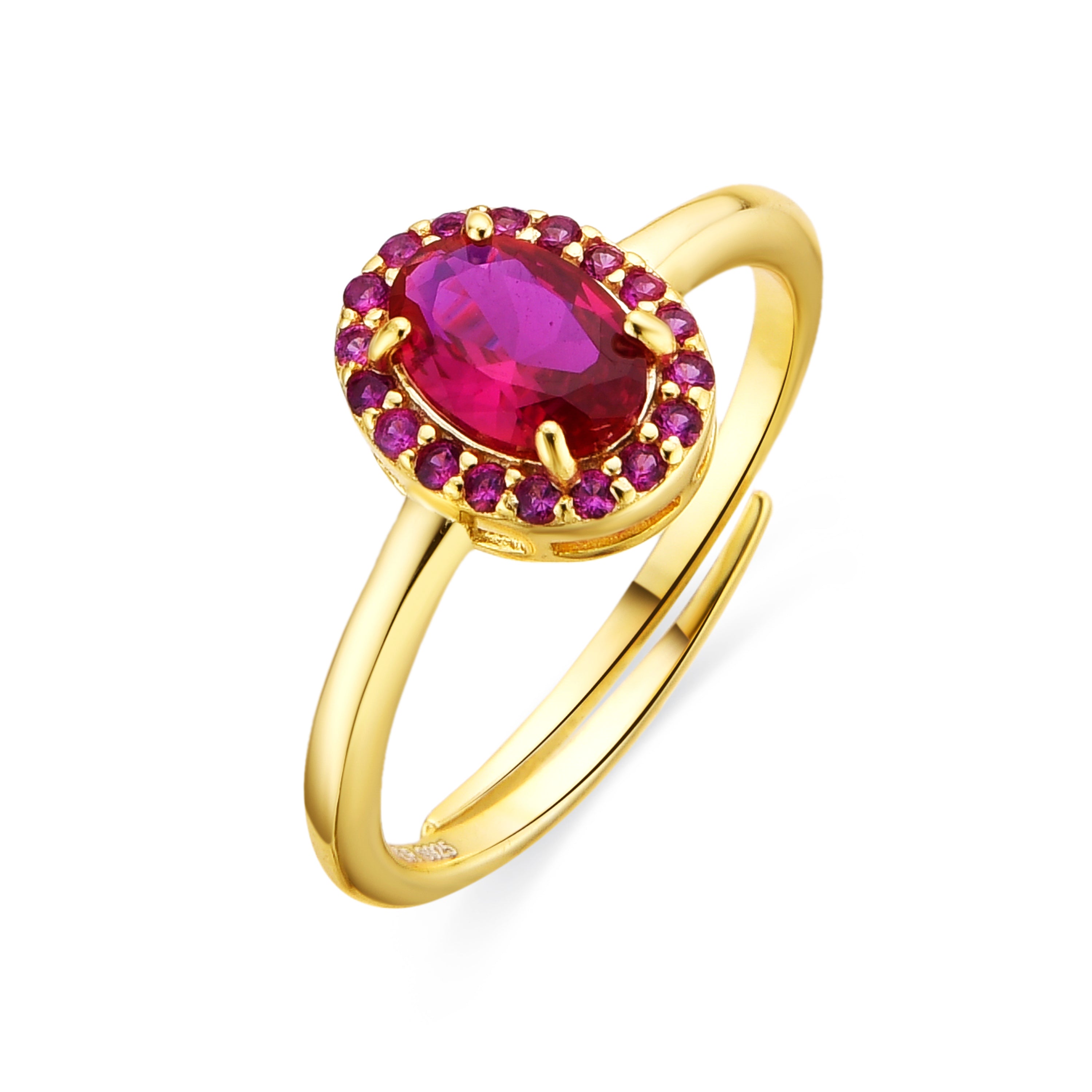 Anel de Prata de Lei 925 e Zircónia Água-marinha acabamento ródio - Unxo